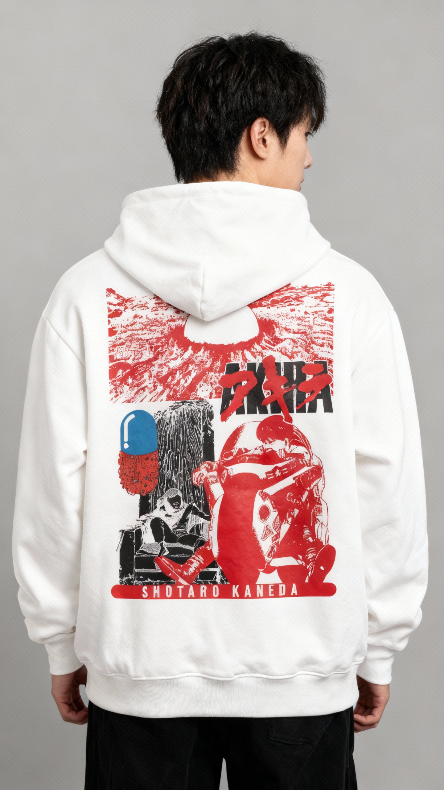 Shotaro Kadena Akira | White Hoodie