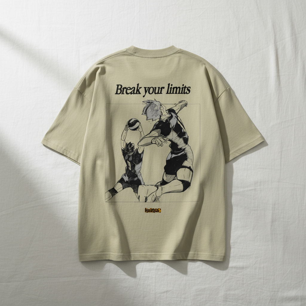 Hinata x Kageyama Limits Tee | Haikyuu Kakugo Collection