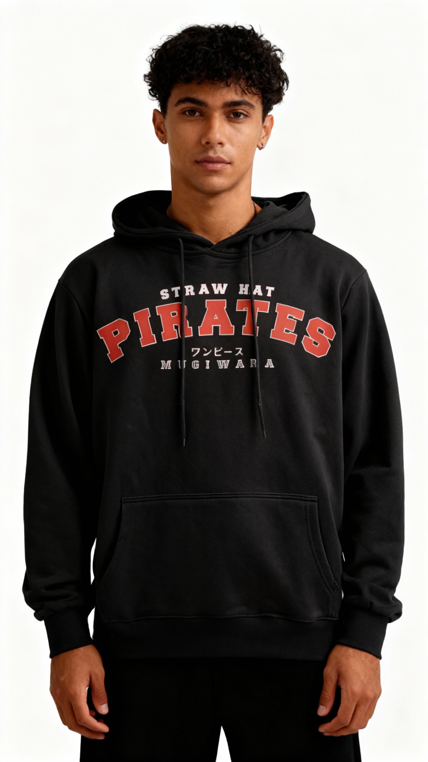 Straw Hat Pirates College Black Hoodie | One Piece
