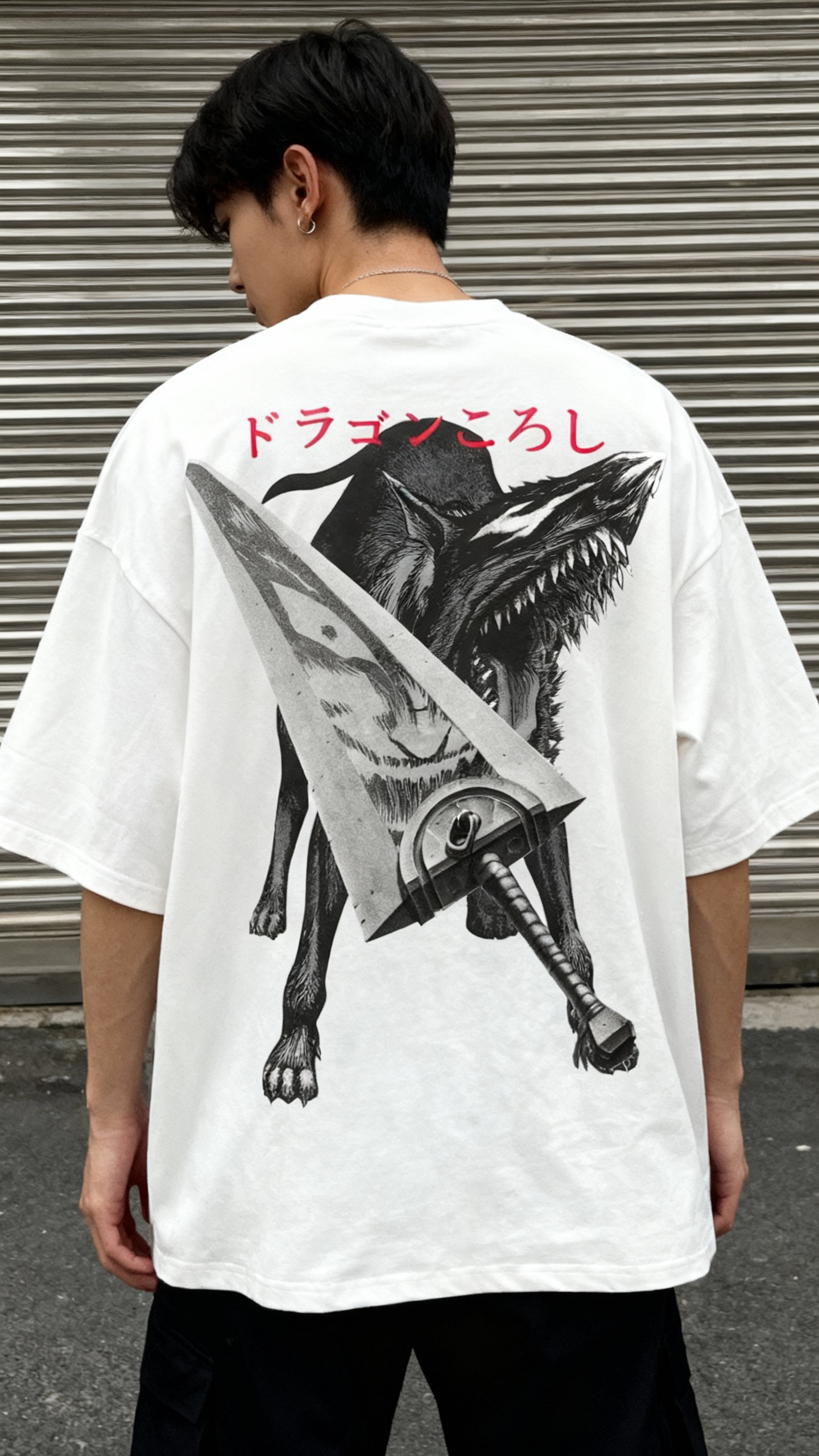 Dragon Slayer Akuma Collection | White T-shirt