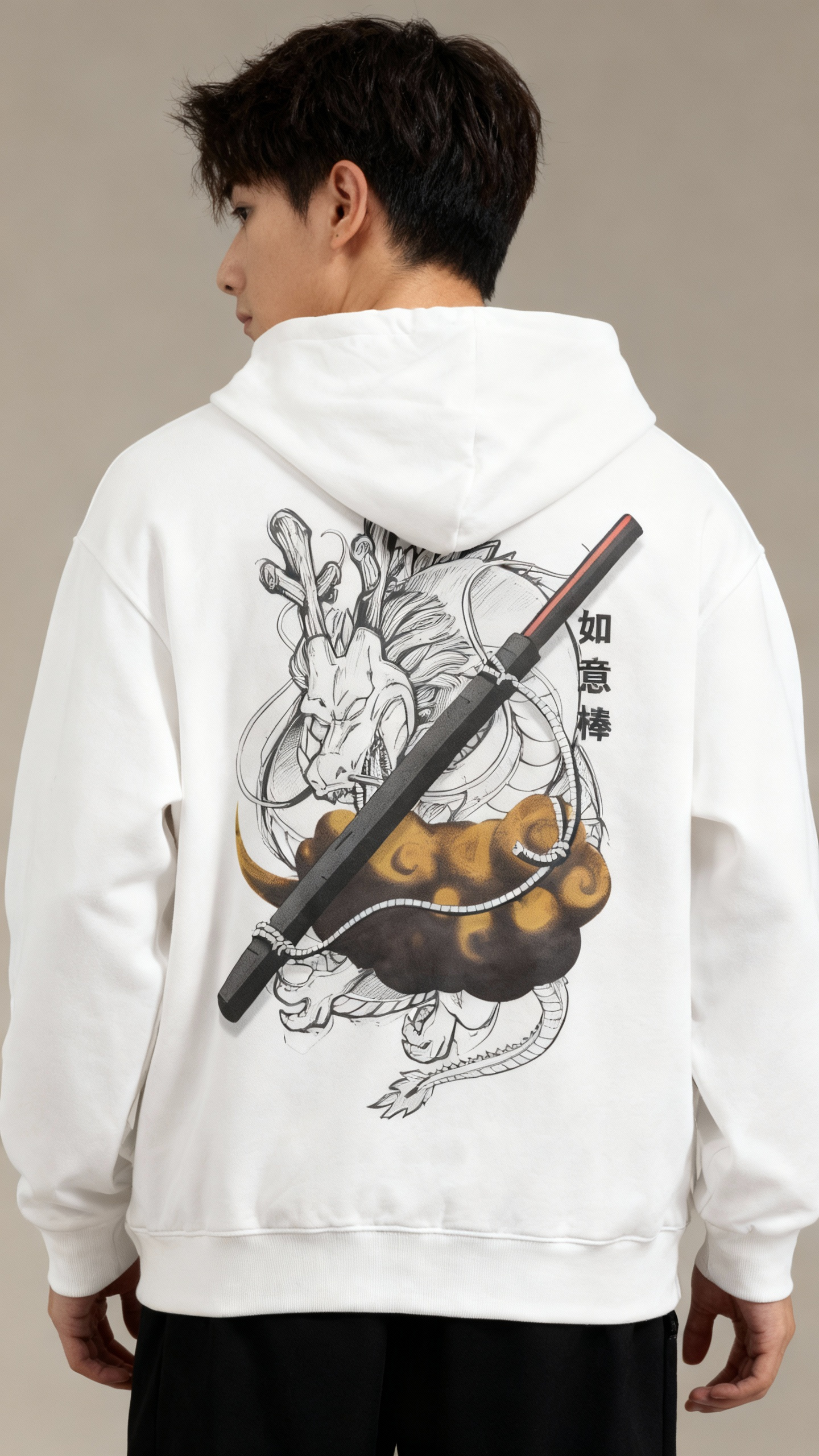 Power Pole Akuma Collection | White Hoodie