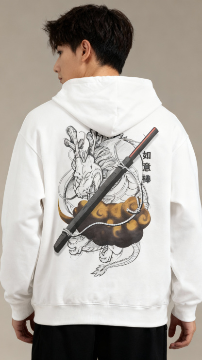 Power Pole Akuma Collection | White Hoodie