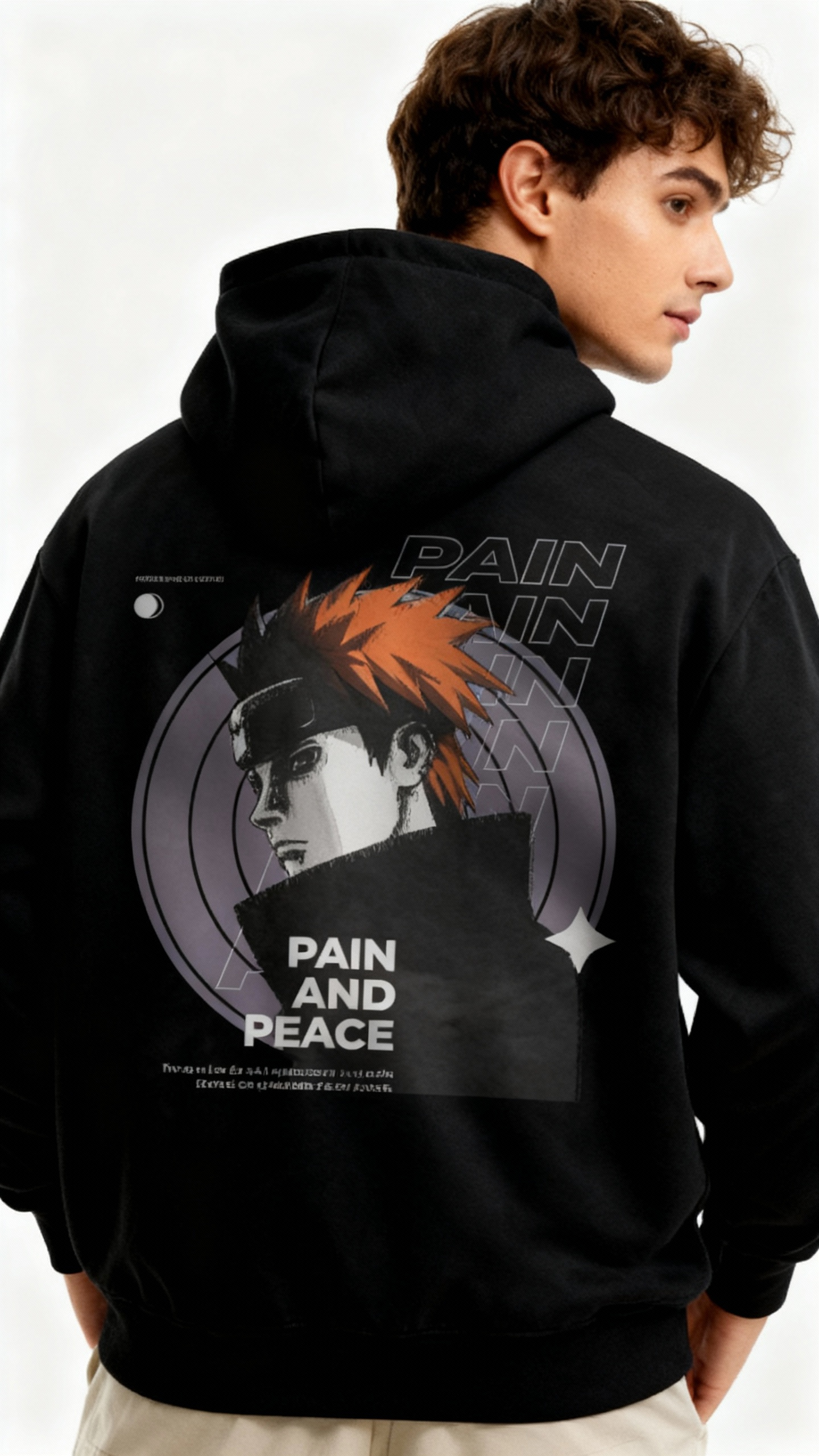 Akatsuki Pain "Peace" Hoodie | Naruto Shippuden