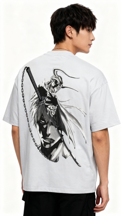 Black Tensa Zangetsu Akuma Collection | White T-shirt