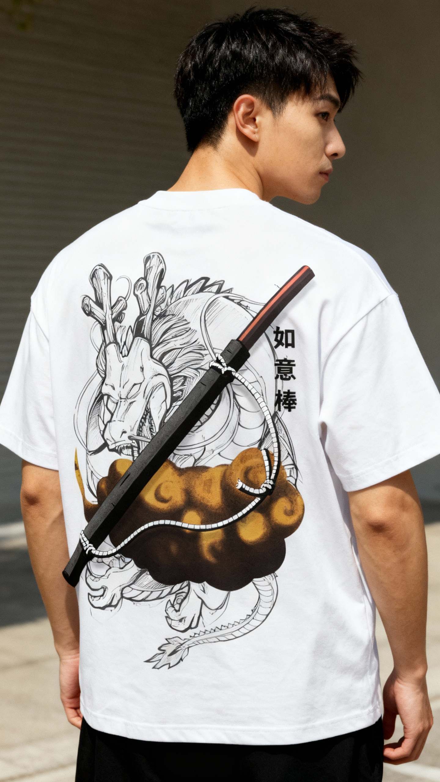 Power Pole Akuma Collection | White T-shirt