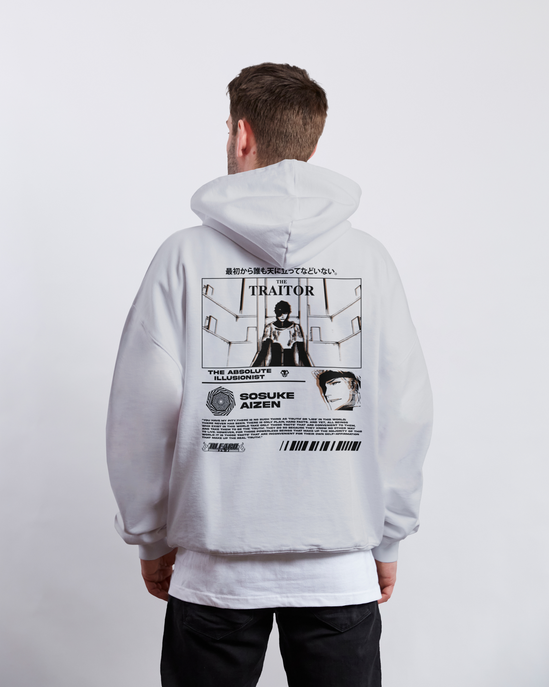 Sosuke Aizen Bleach | White Hoodie TYBW