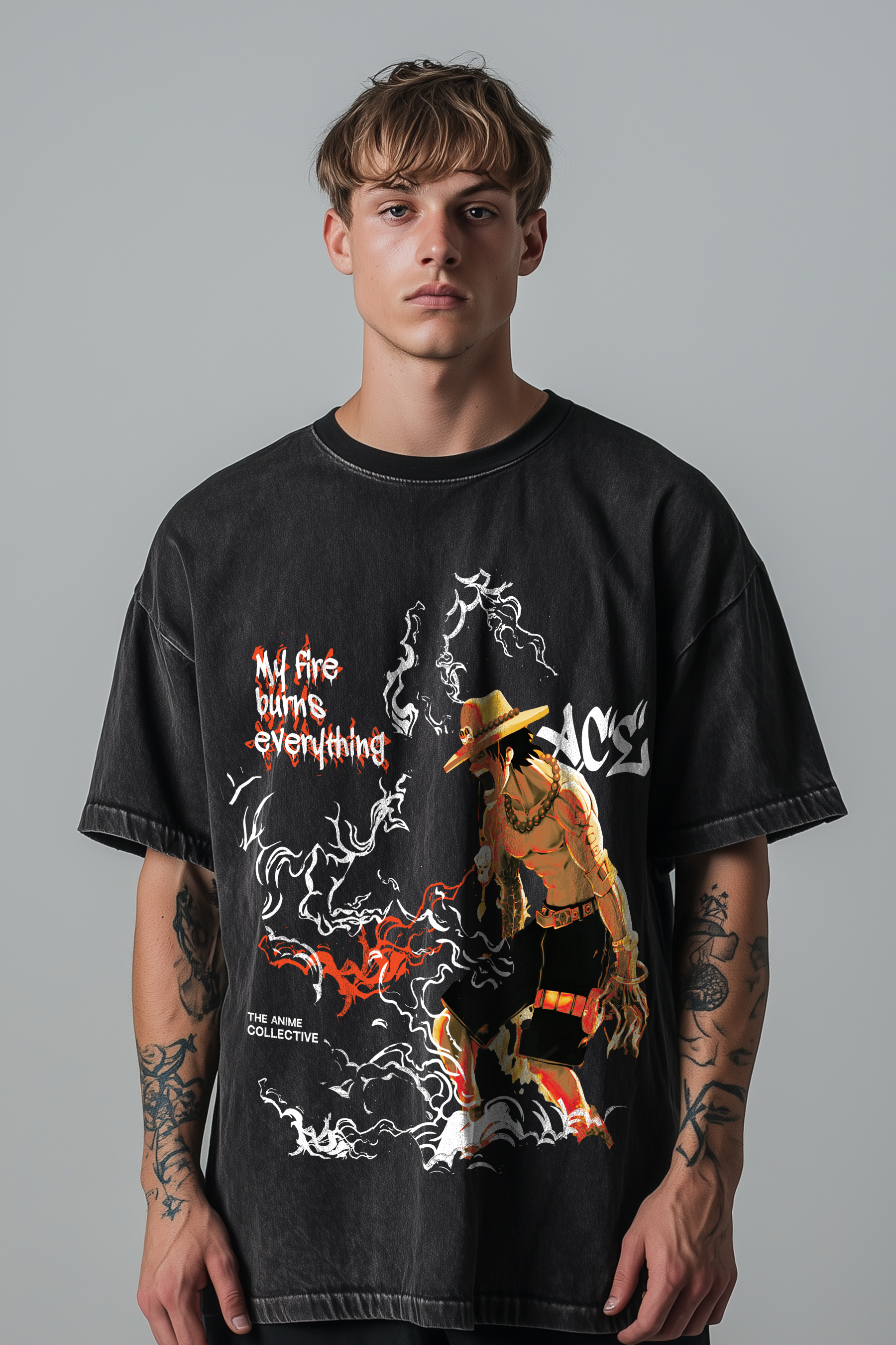 Ace Vintage Oversized T-Shirt | One Piece