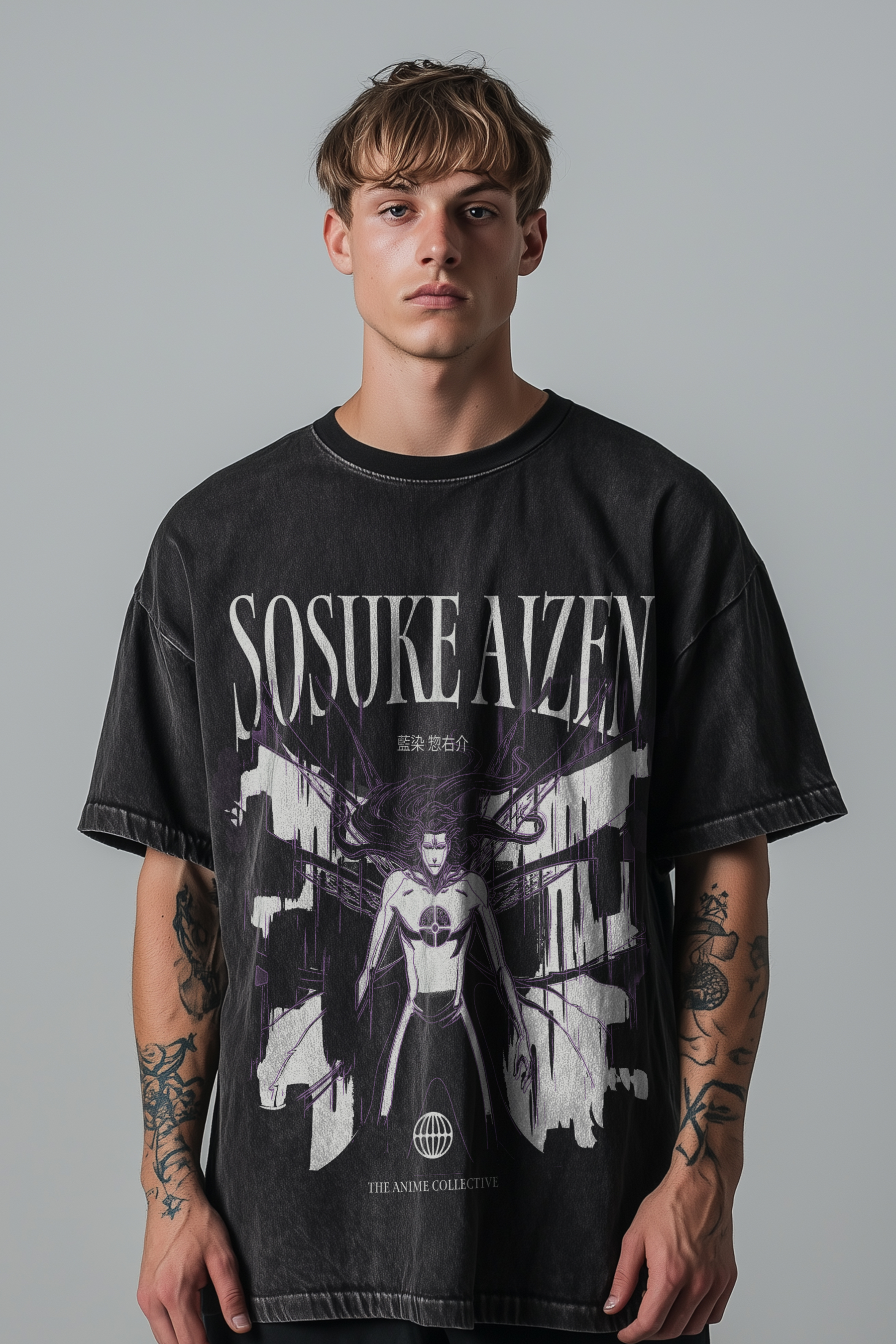 Aizen Vintage Oversized T-Shirt | Bleach