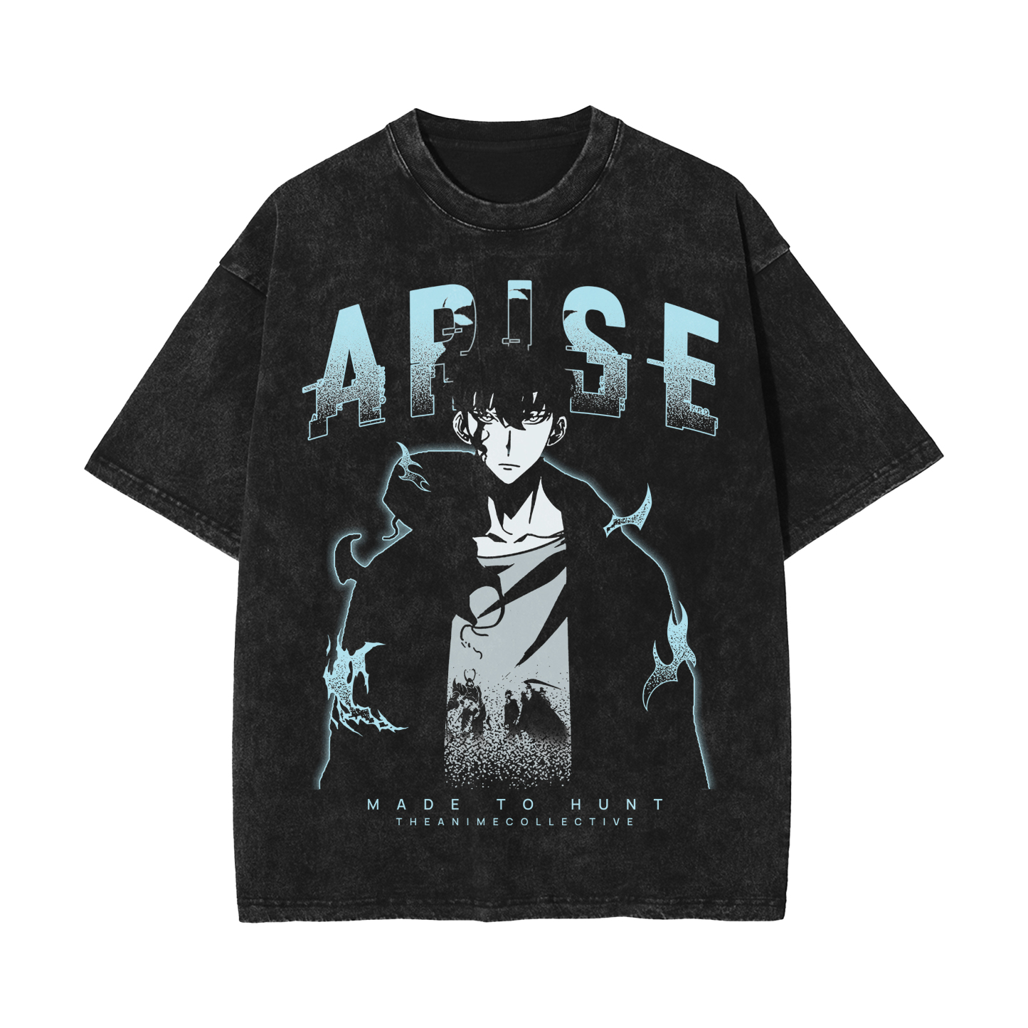 Arise (Blue) Vintage T-Shirt | Solo Leveling