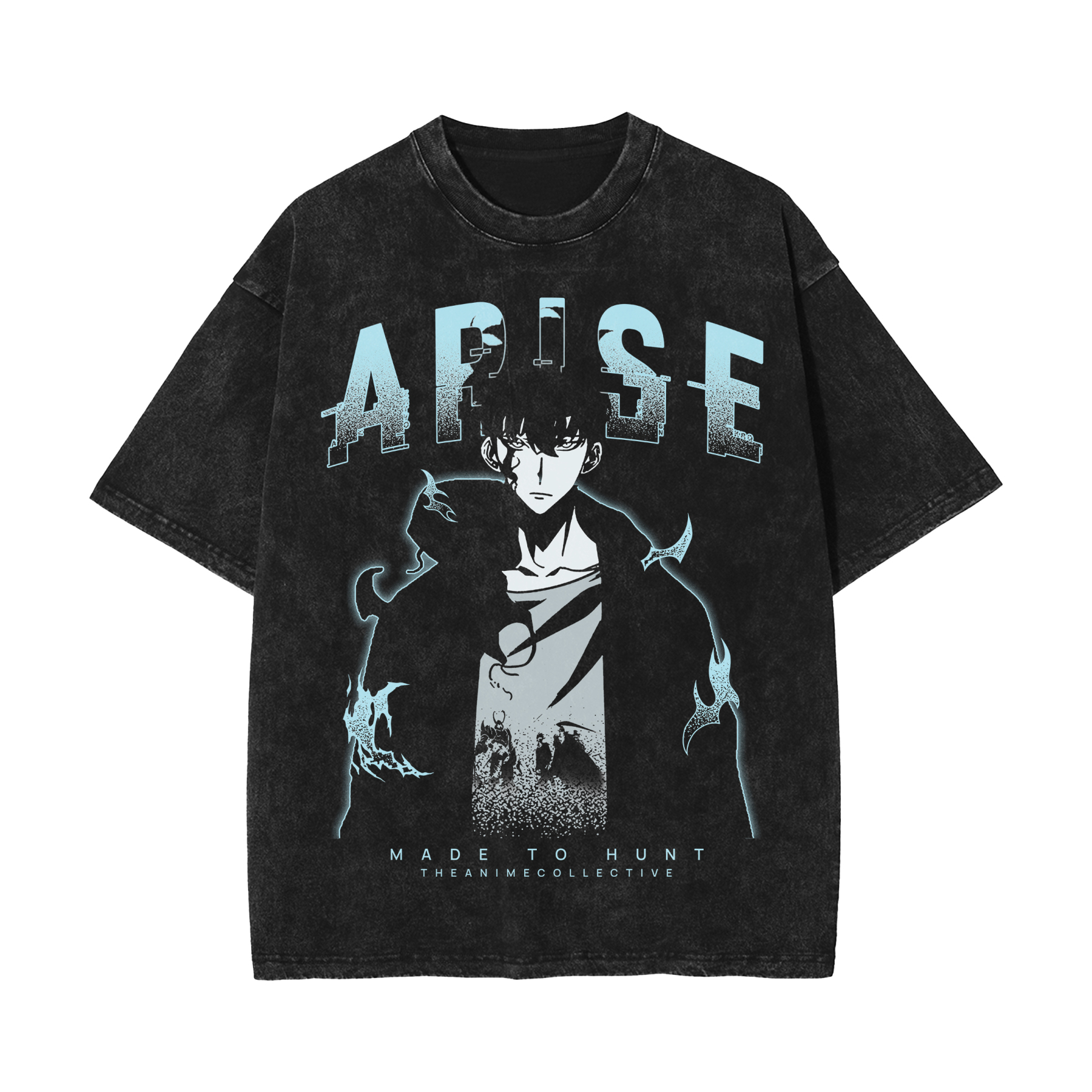 Arise (Blue) Vintage T-Shirt | Solo Leveling