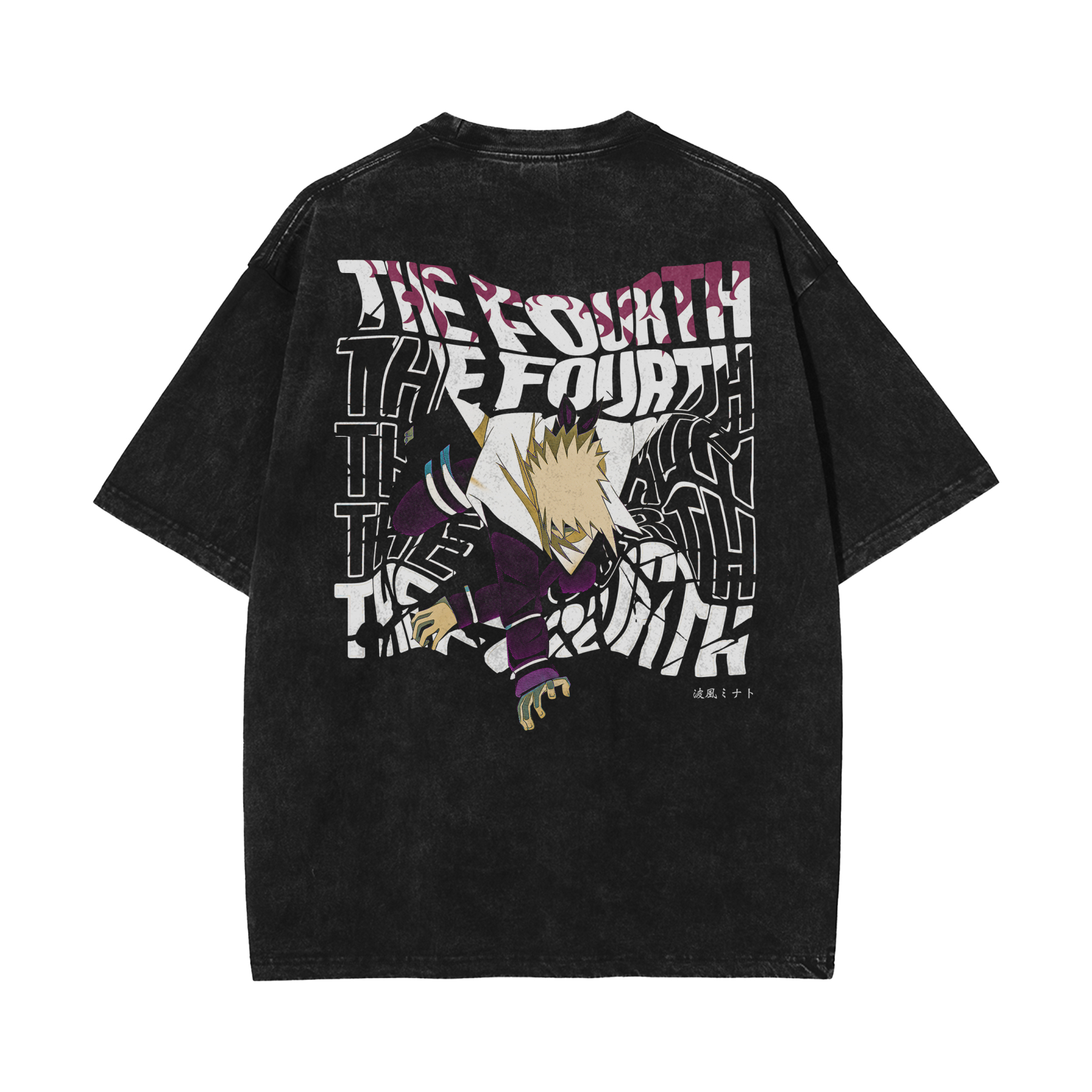 Minato Vintage Oversized T-Shirt | Naruto