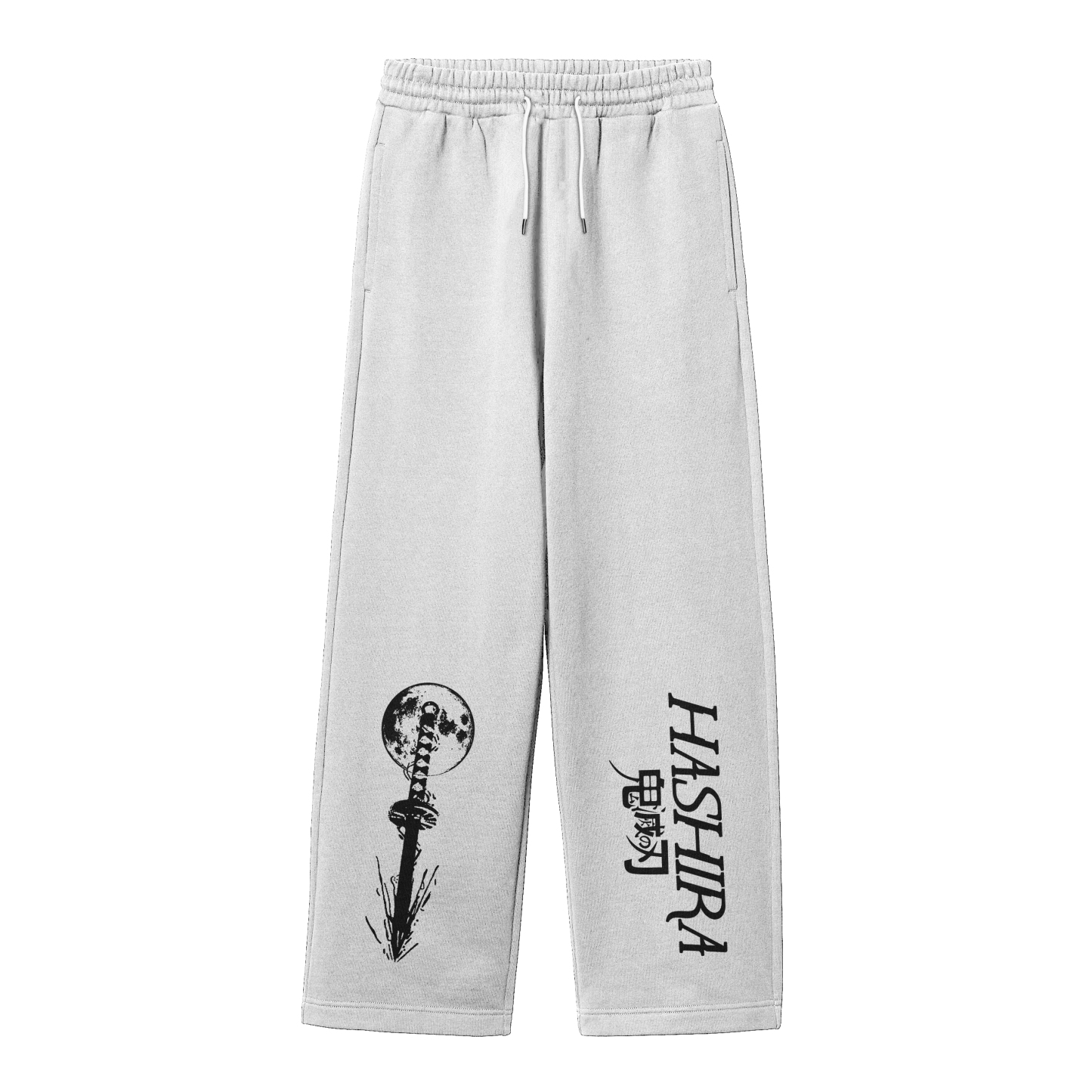 Streetwear Unisex Solid Color Fleece Straight Leg Pants