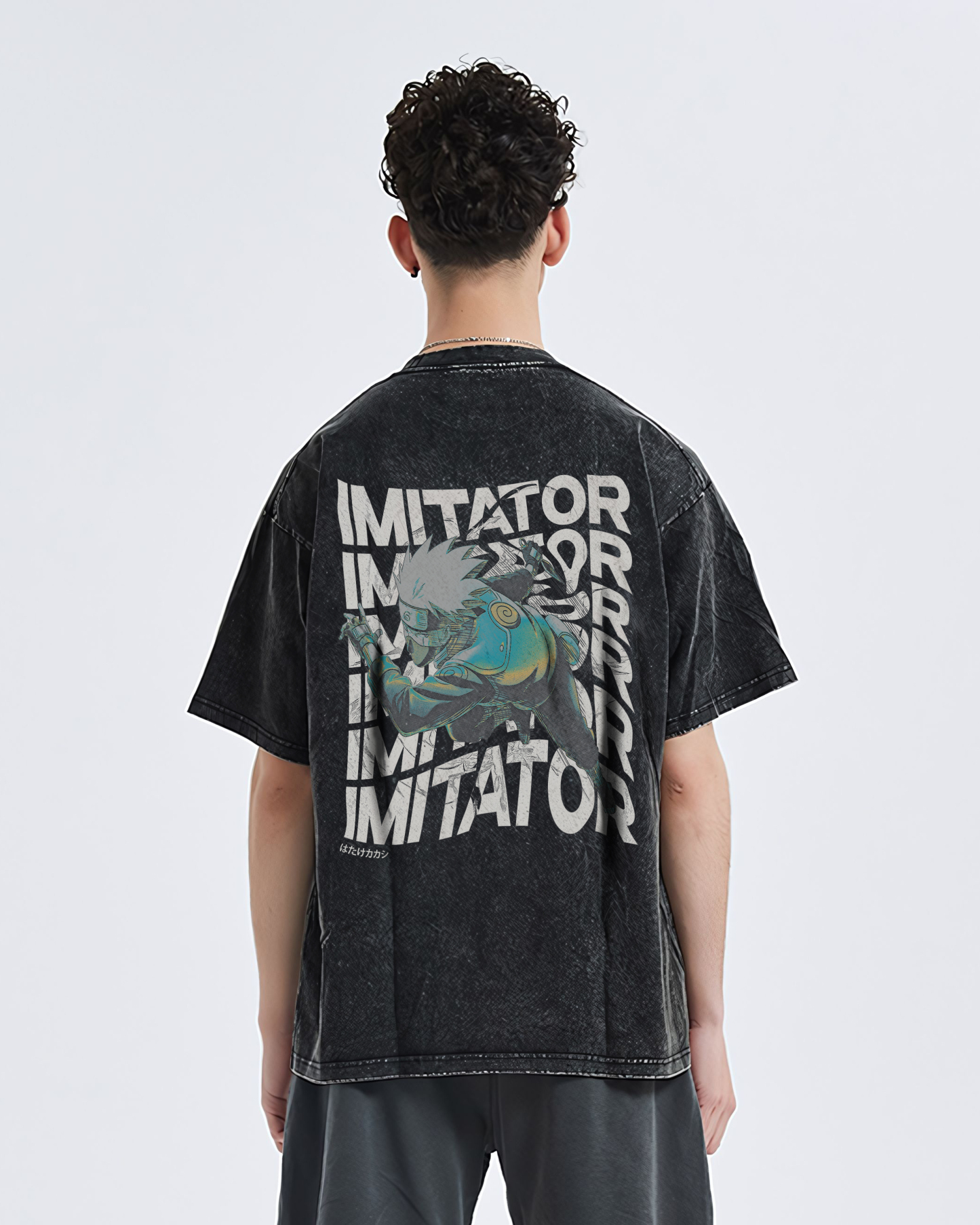 Kakashi Vintage Oversized T-Shirt | Naruto