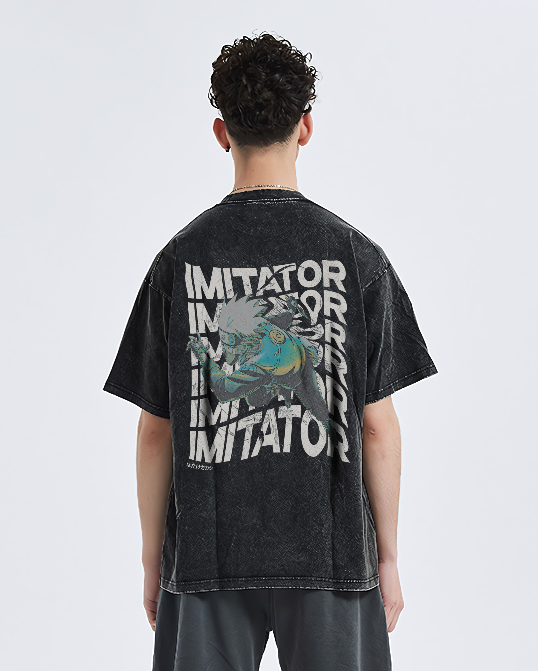 Kakashi Vintage Oversized T-Shirt | Naruto