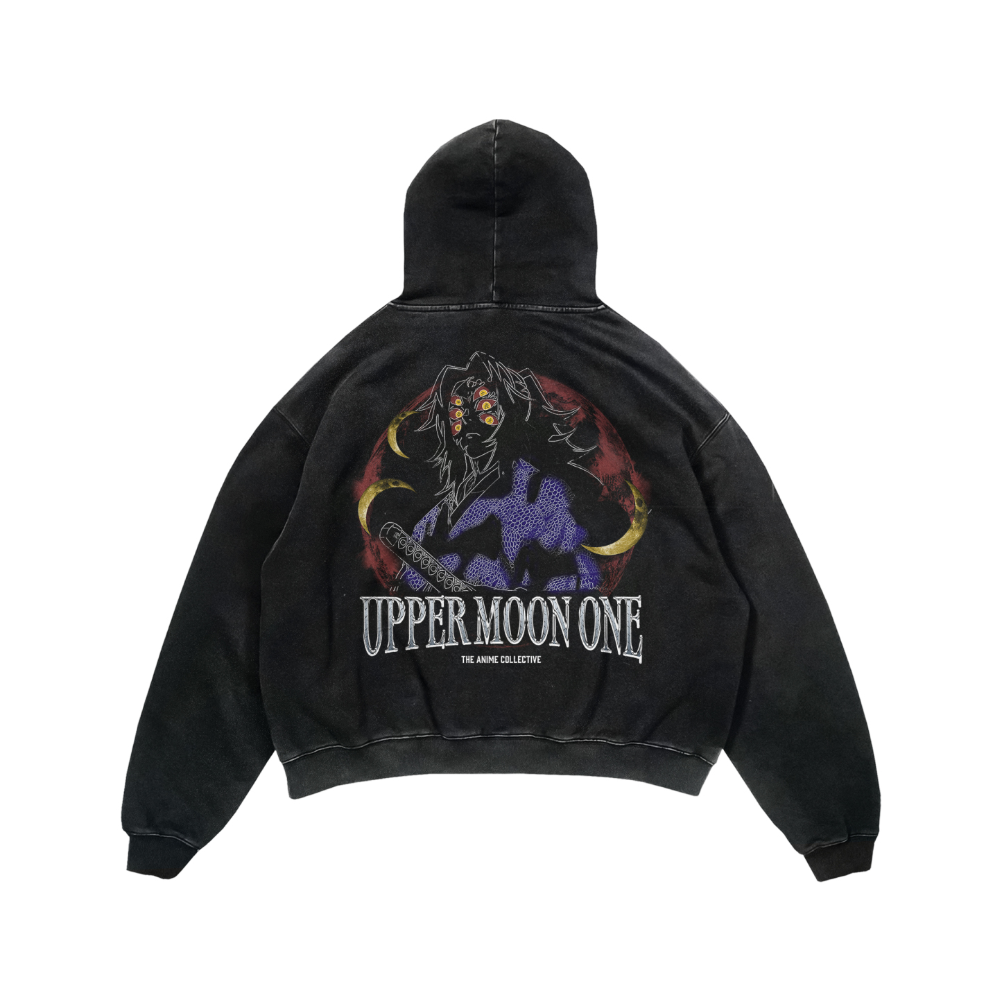 Kokushibo Vintage Hoodie | Demon Slayer