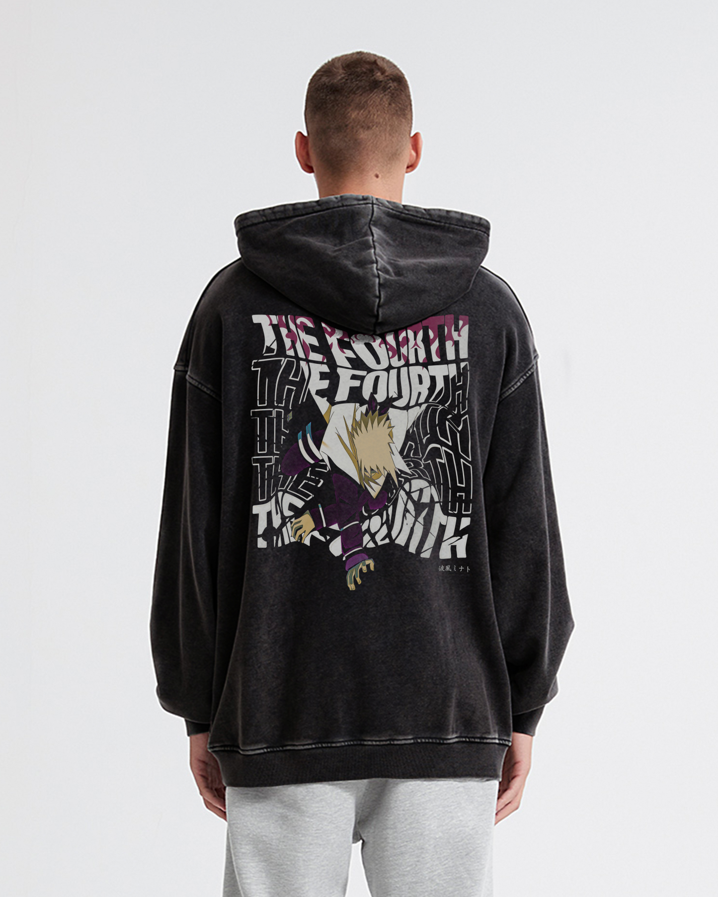 Minato Vintage Hoodie | Naruto