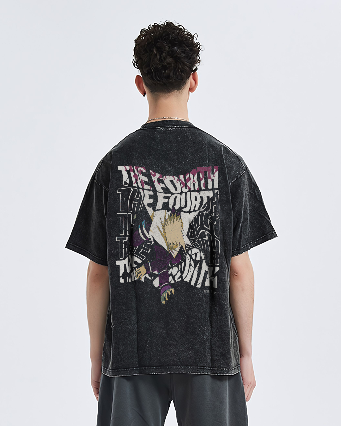 Minato Vintage Oversized T-Shirt | Naruto