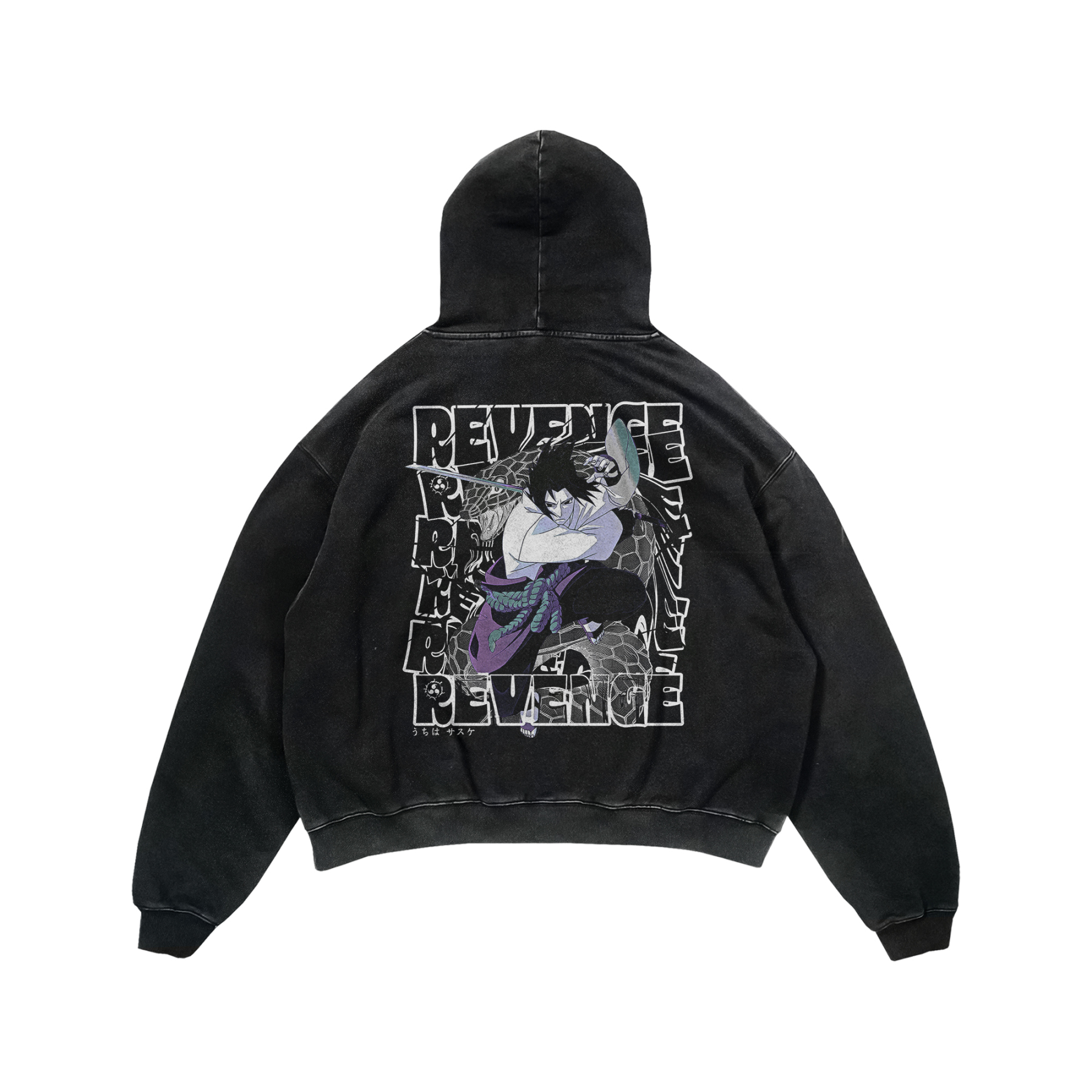 Sasuke Vintage Hoodie | Naruto