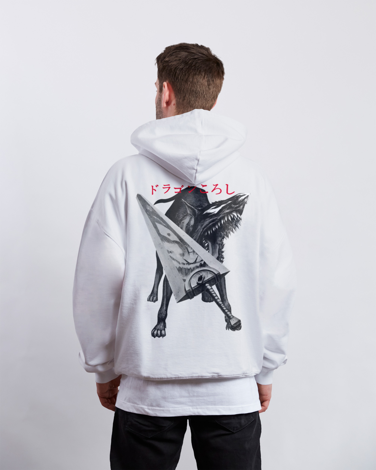 Dragon Slayer Akuma Collection | White Hoodie