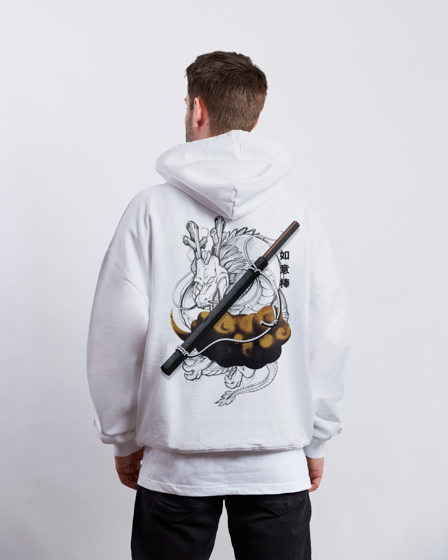 Power Pole Akuma Collection | White Hoodie