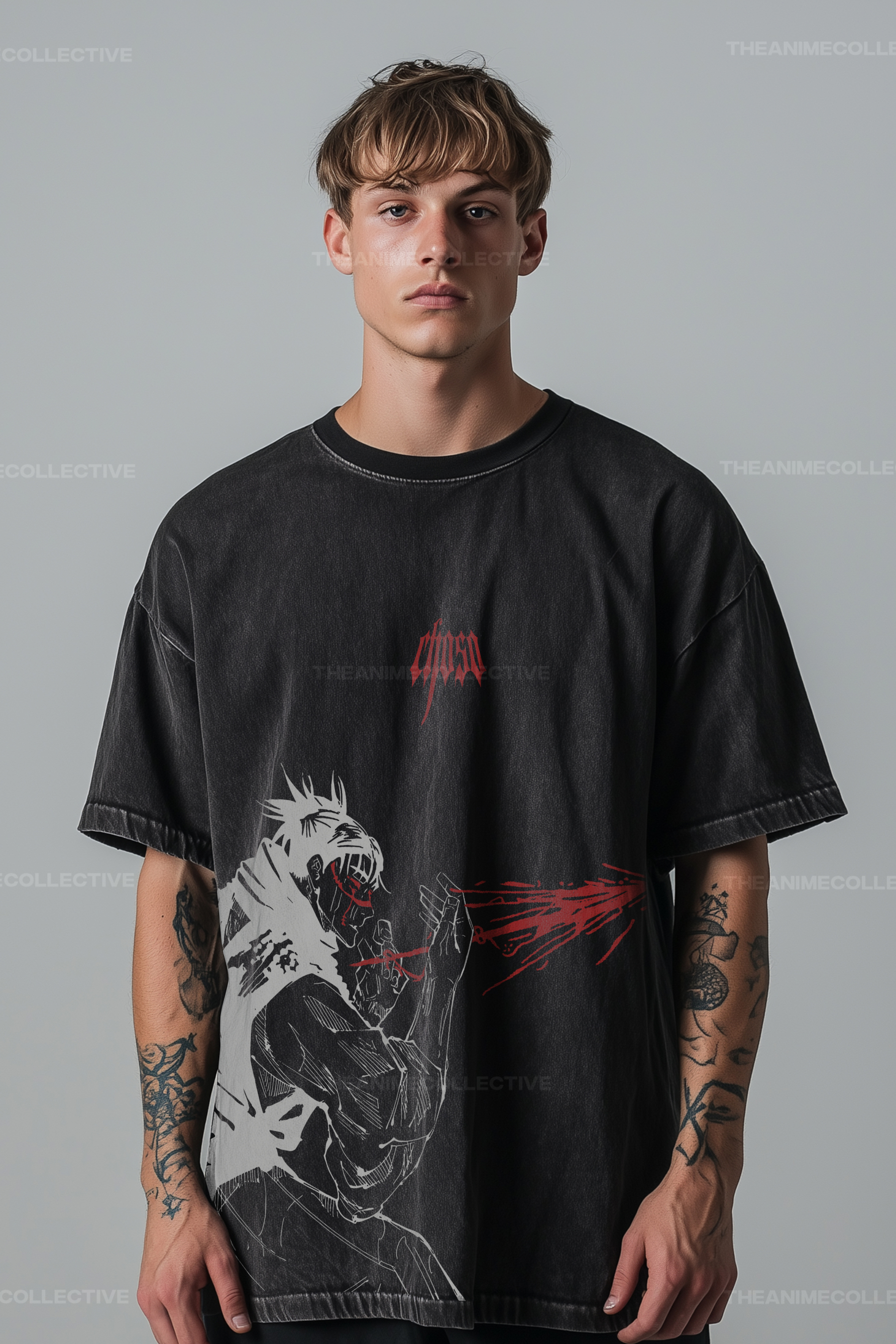 Choso Extended Vintage T-Shirt | Jujutsu Kaisen