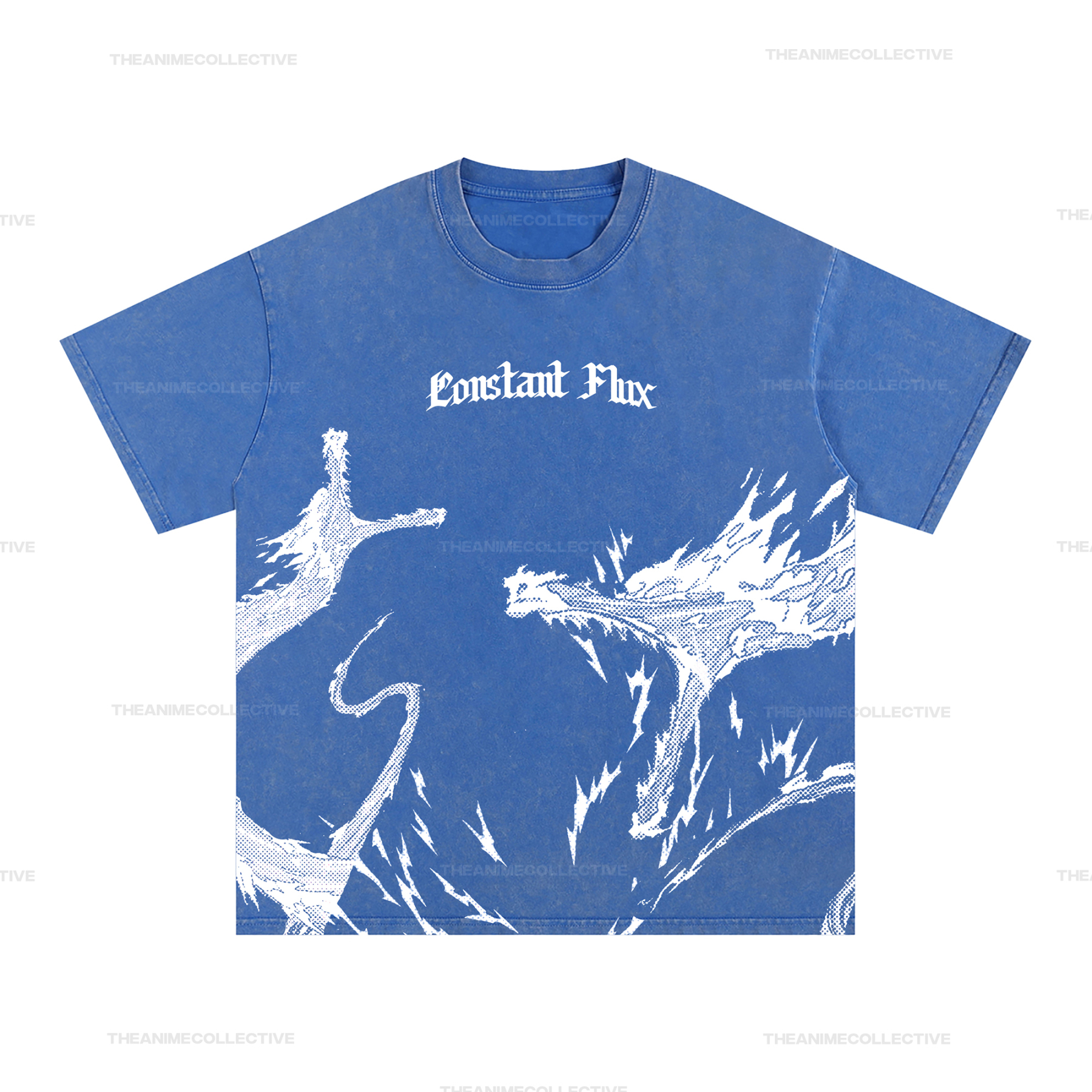 Constant Flux Vintage Oversized T-Shirt | Demon Slayer