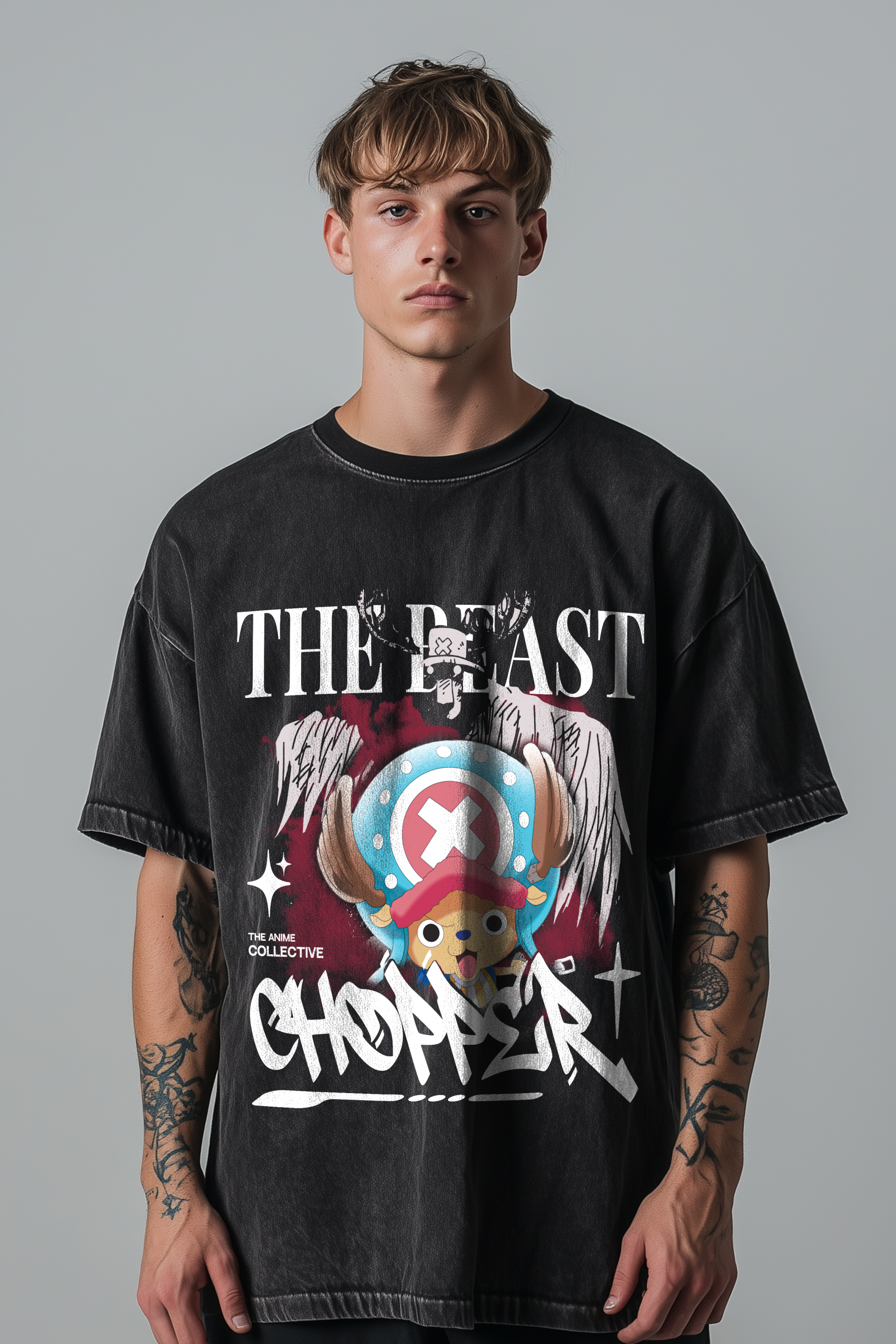 Chopper Vintage Oversized T-Shirt | One Piece