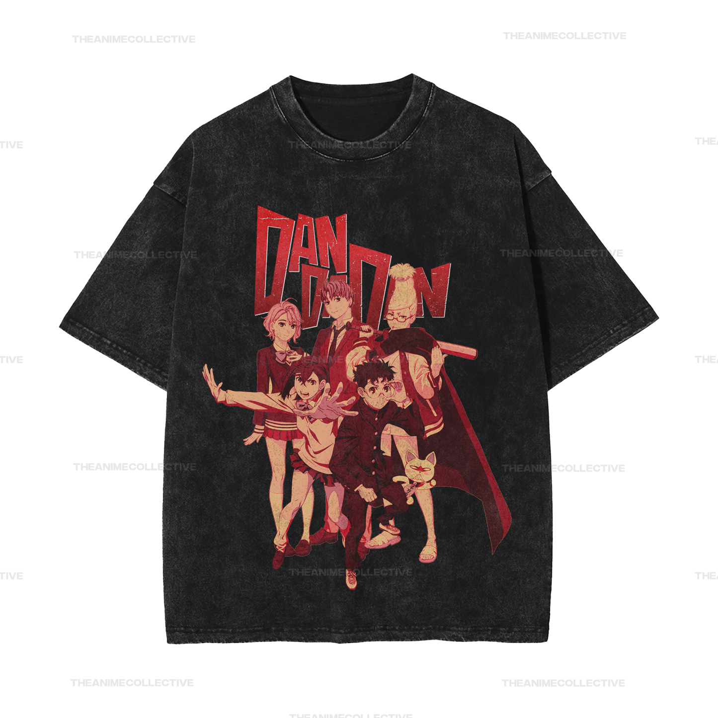 Supernatural Squad Extended Vintage T-Shirt | Dandadan