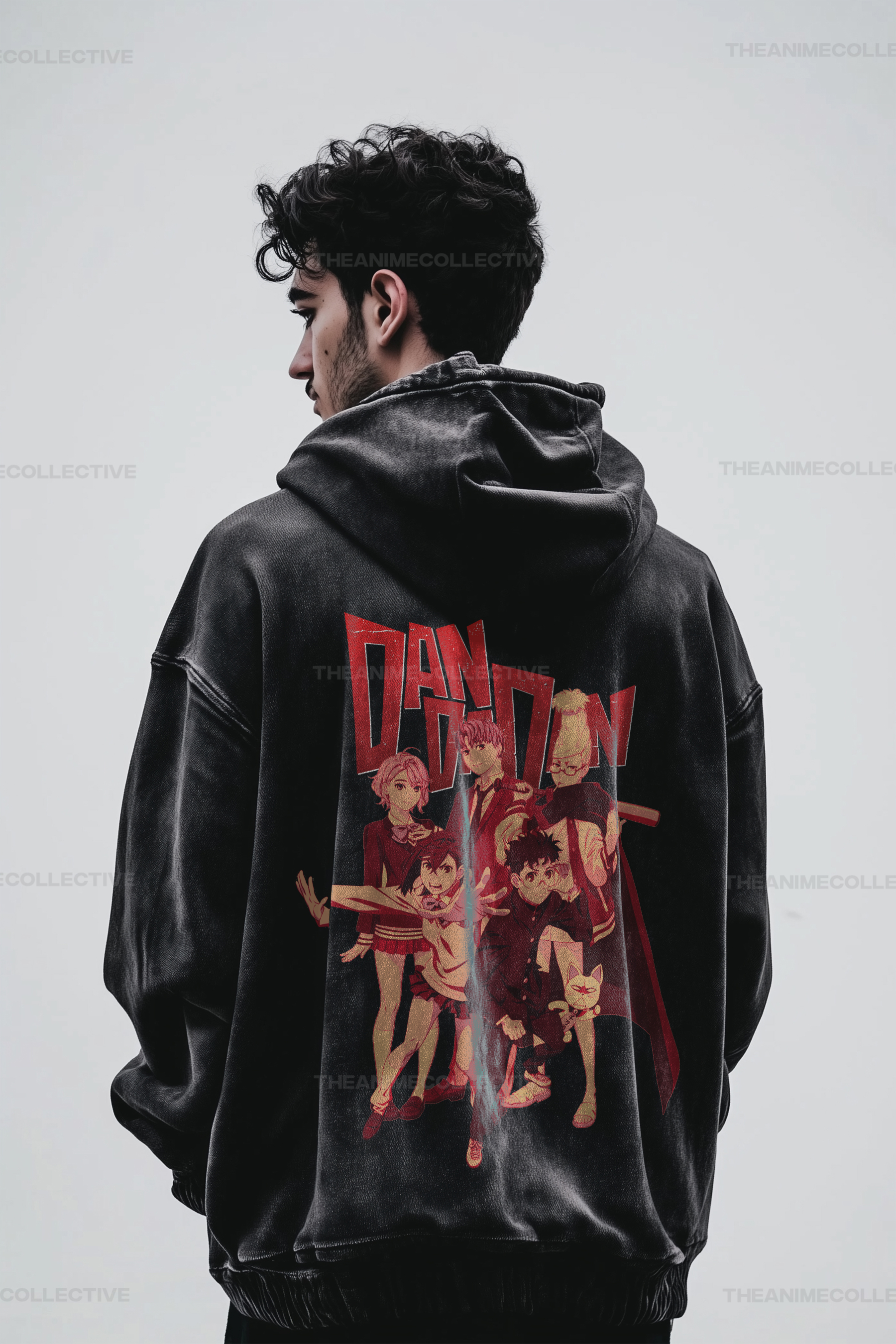 Supernatural Squad Extended Vintage Hoodie | Dandadan