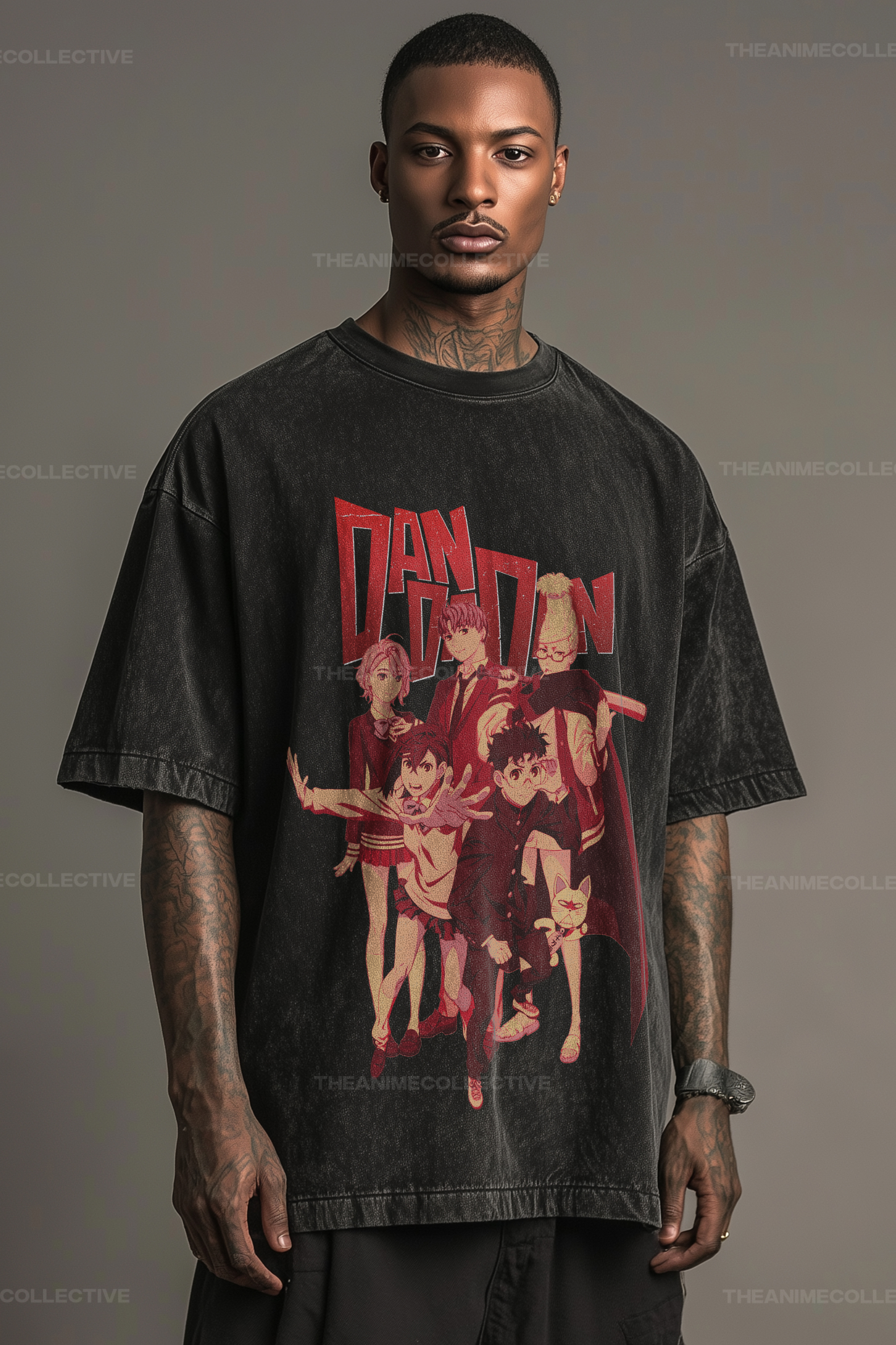 Supernatural Squad Extended Vintage T-Shirt | Dandadan