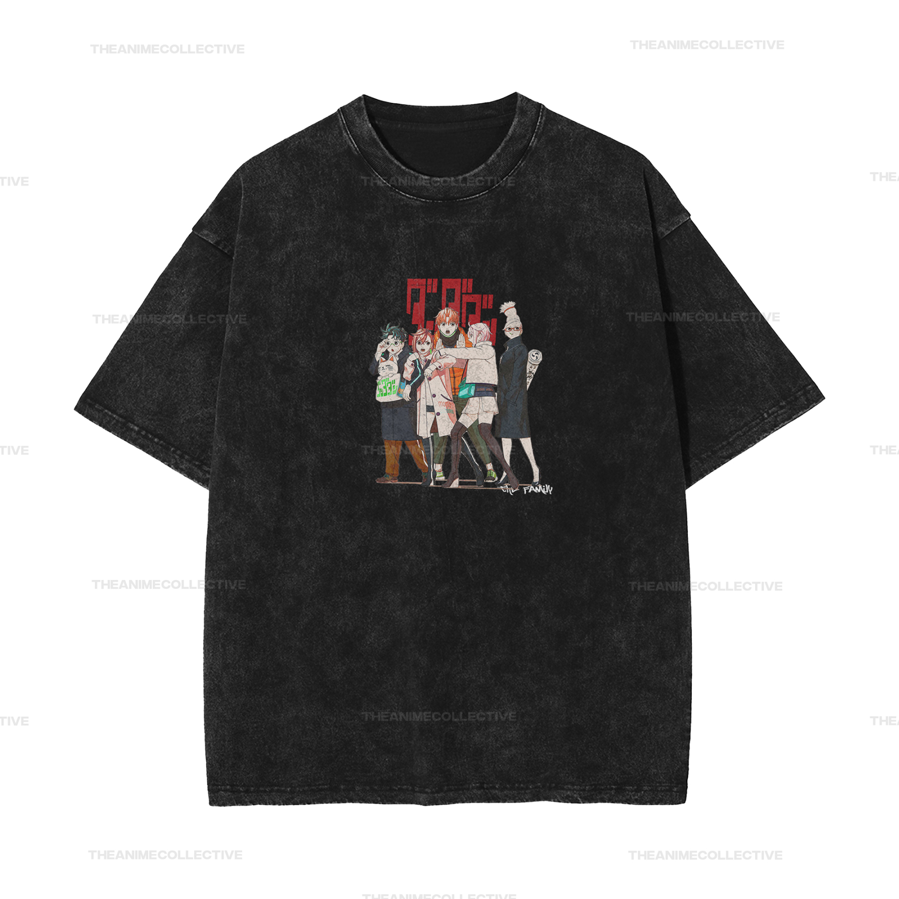Supernatural Squad 2 Extended Vintage T-Shirt | Dandadan
