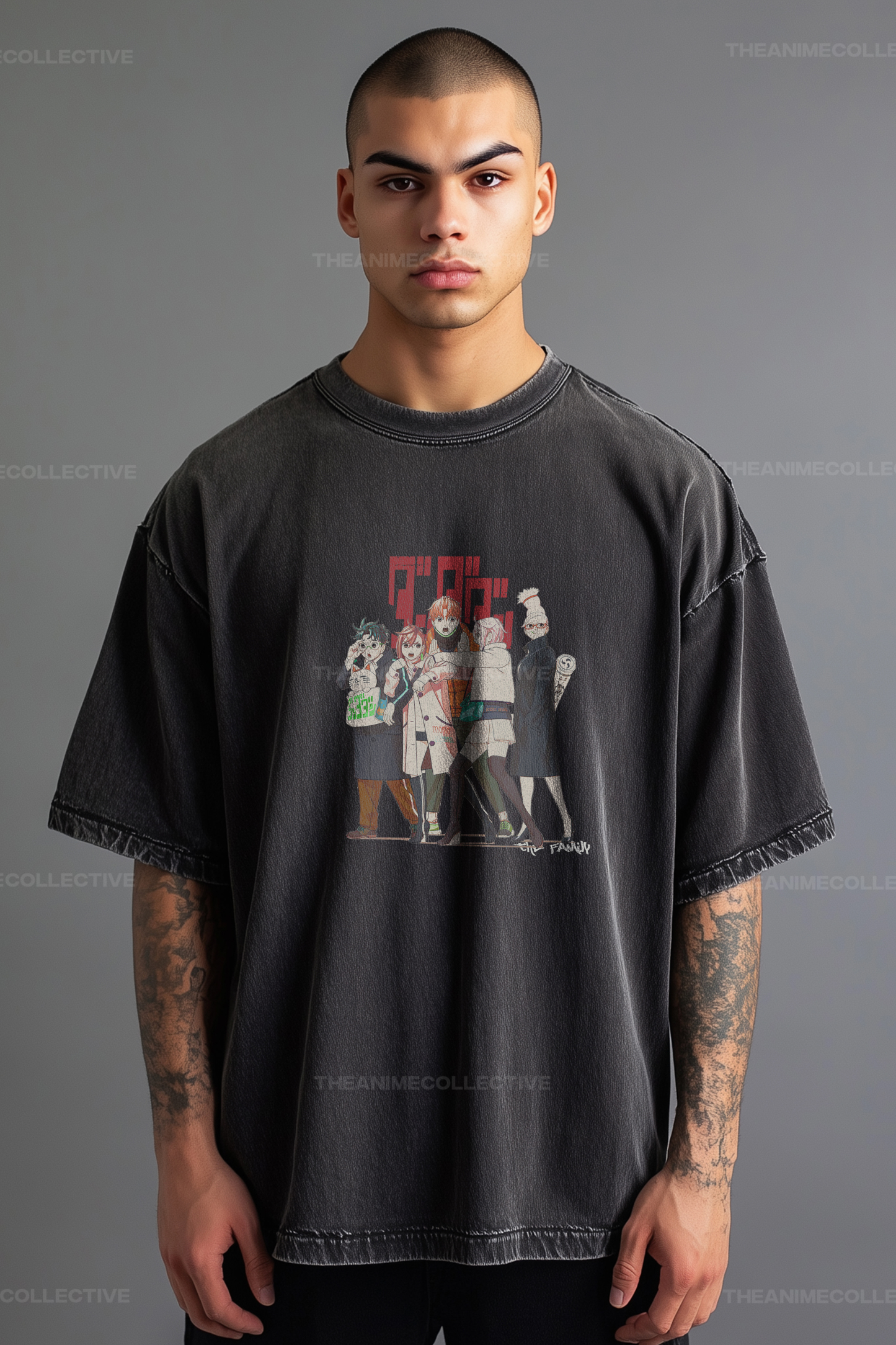 Supernatural Squad 2 Extended Vintage T-Shirt | Dandadan
