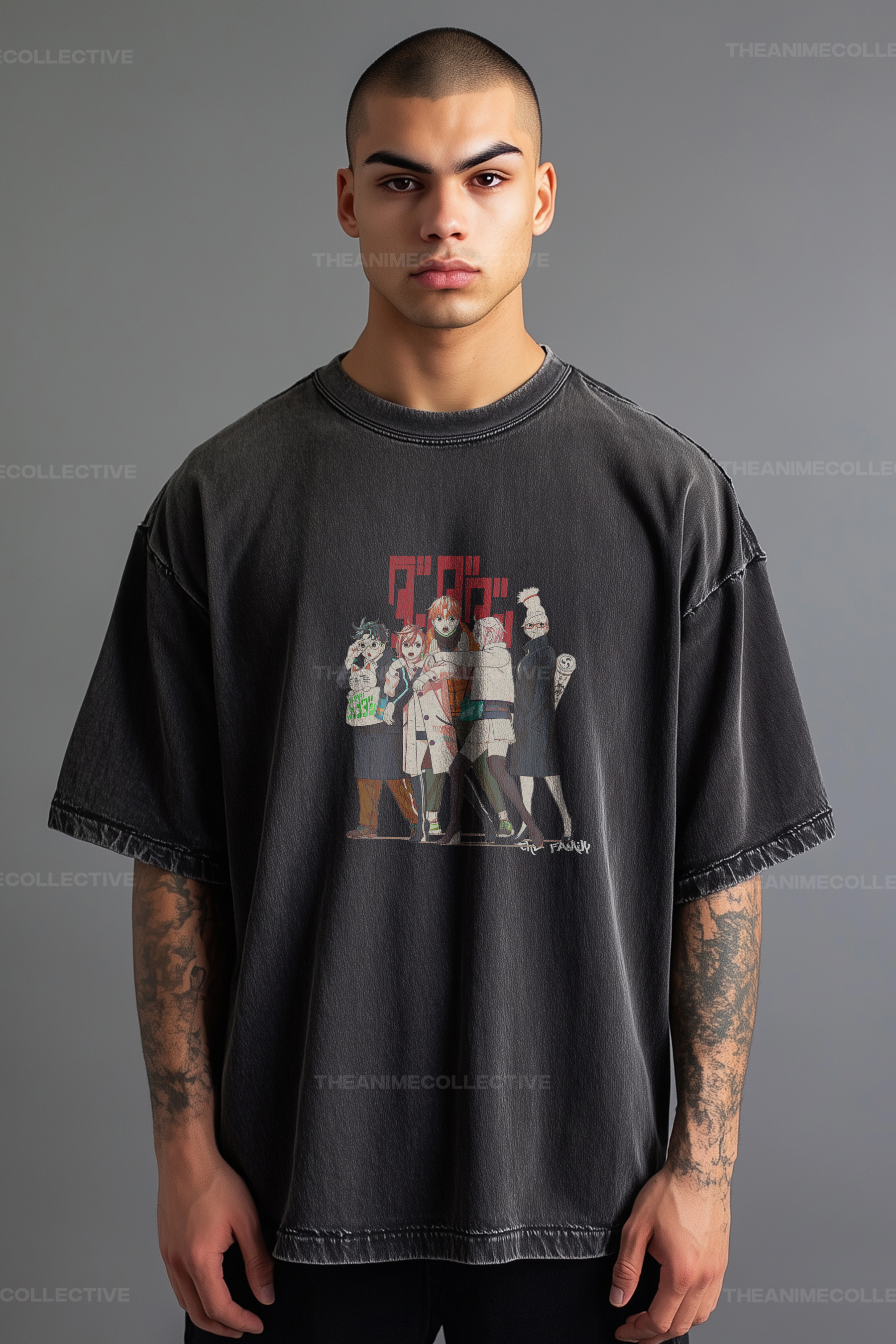 Supernatural Squad 2 Extended Vintage T-Shirt | Dandadan