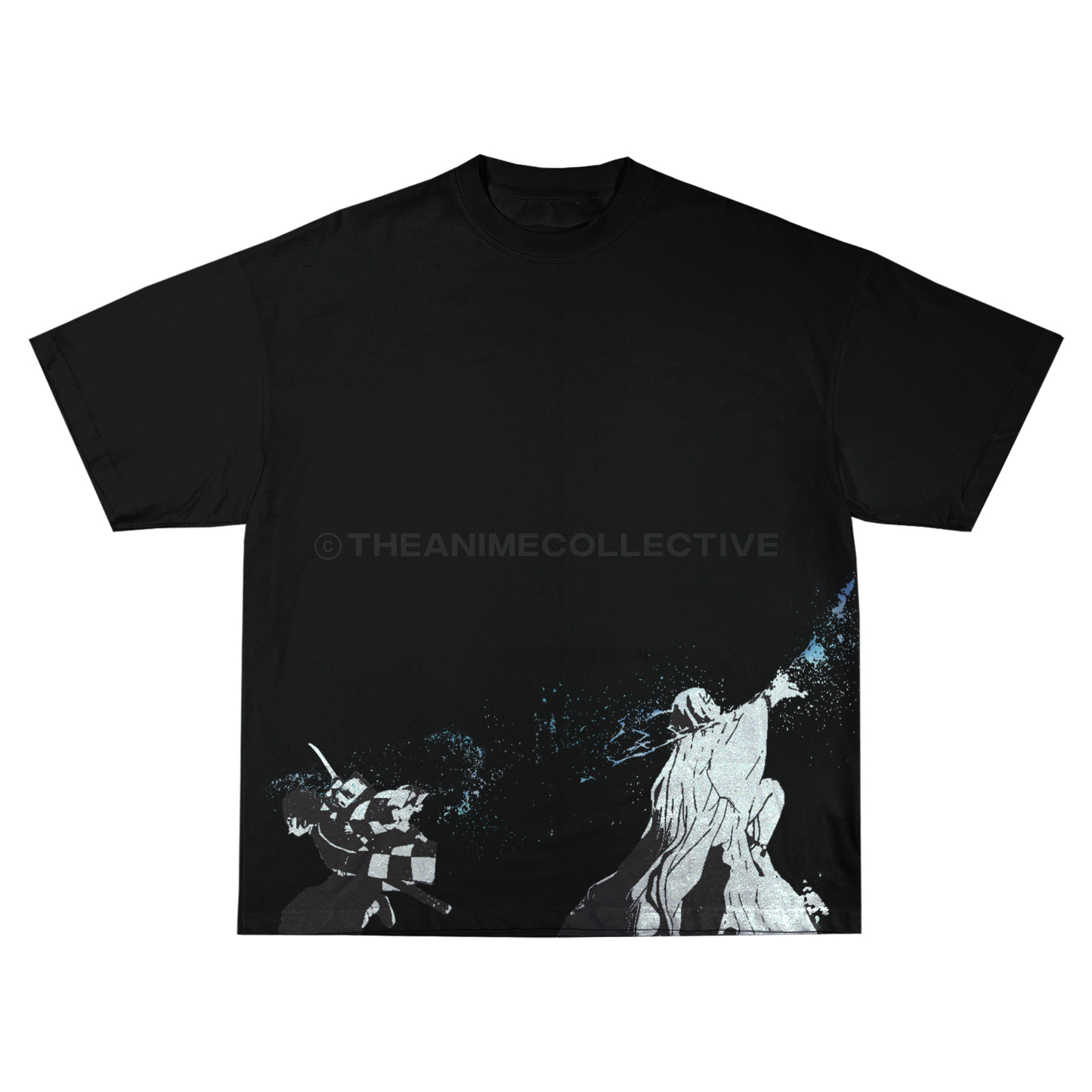 Water Breathing Fifth Form Heavy T-Shirt | Demon Slayer Manga Edition
