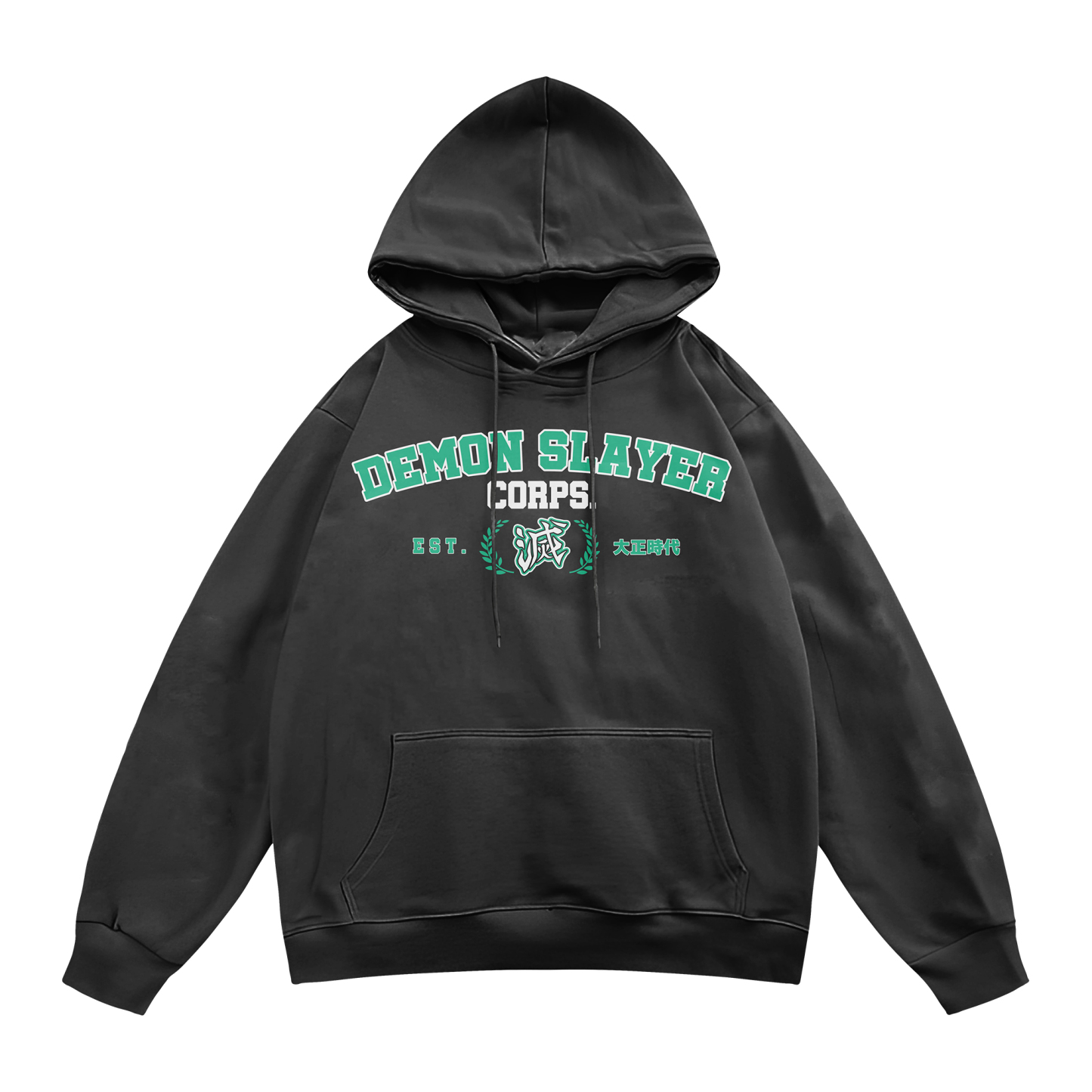 Demon Slayer Corps College Black Hoodie | Demon Slayer
