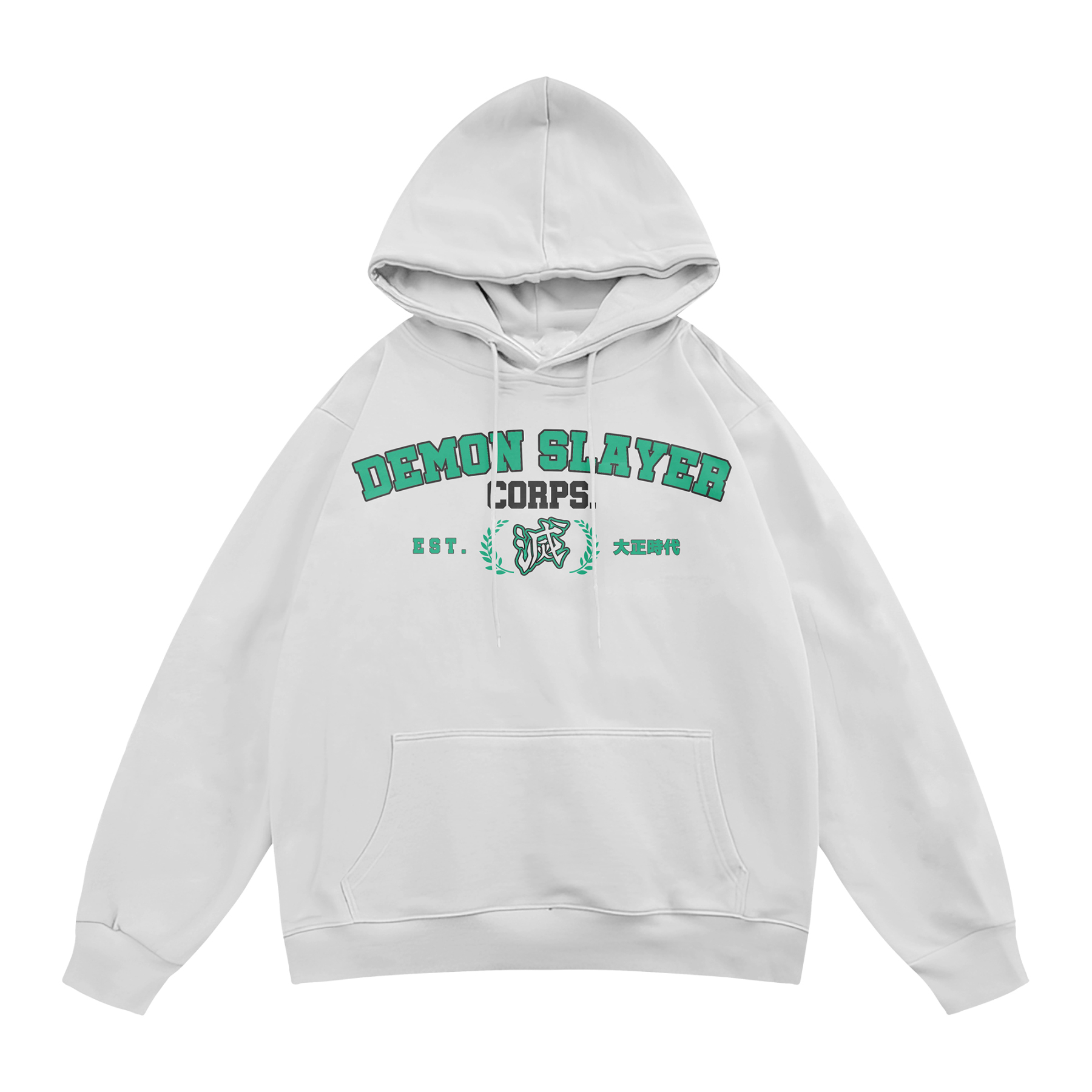 Demon Slayer Corps College White Hoodie | Demon Slayer