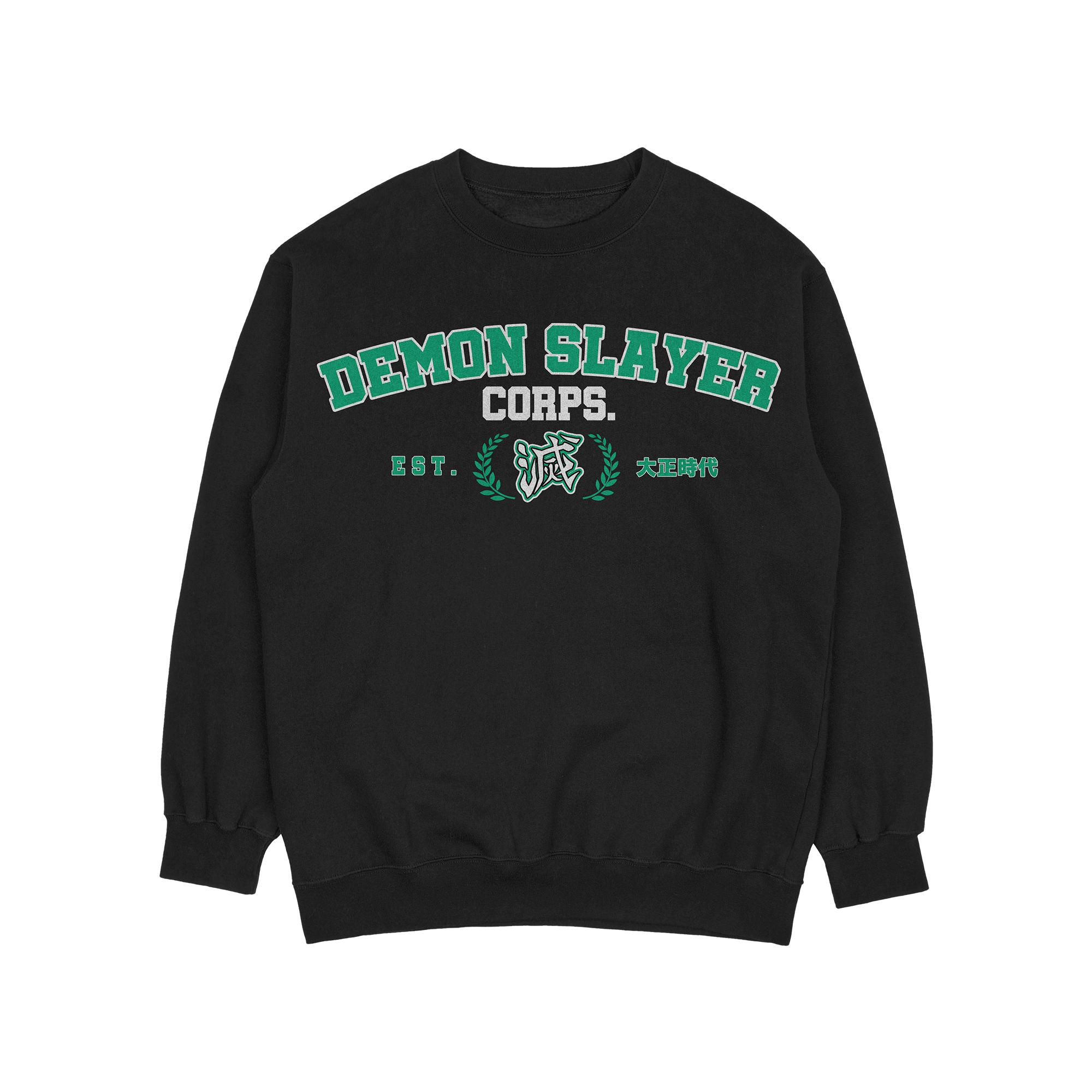 Demon Slayer Corps College Black Sweatshirt | Demon Slayer