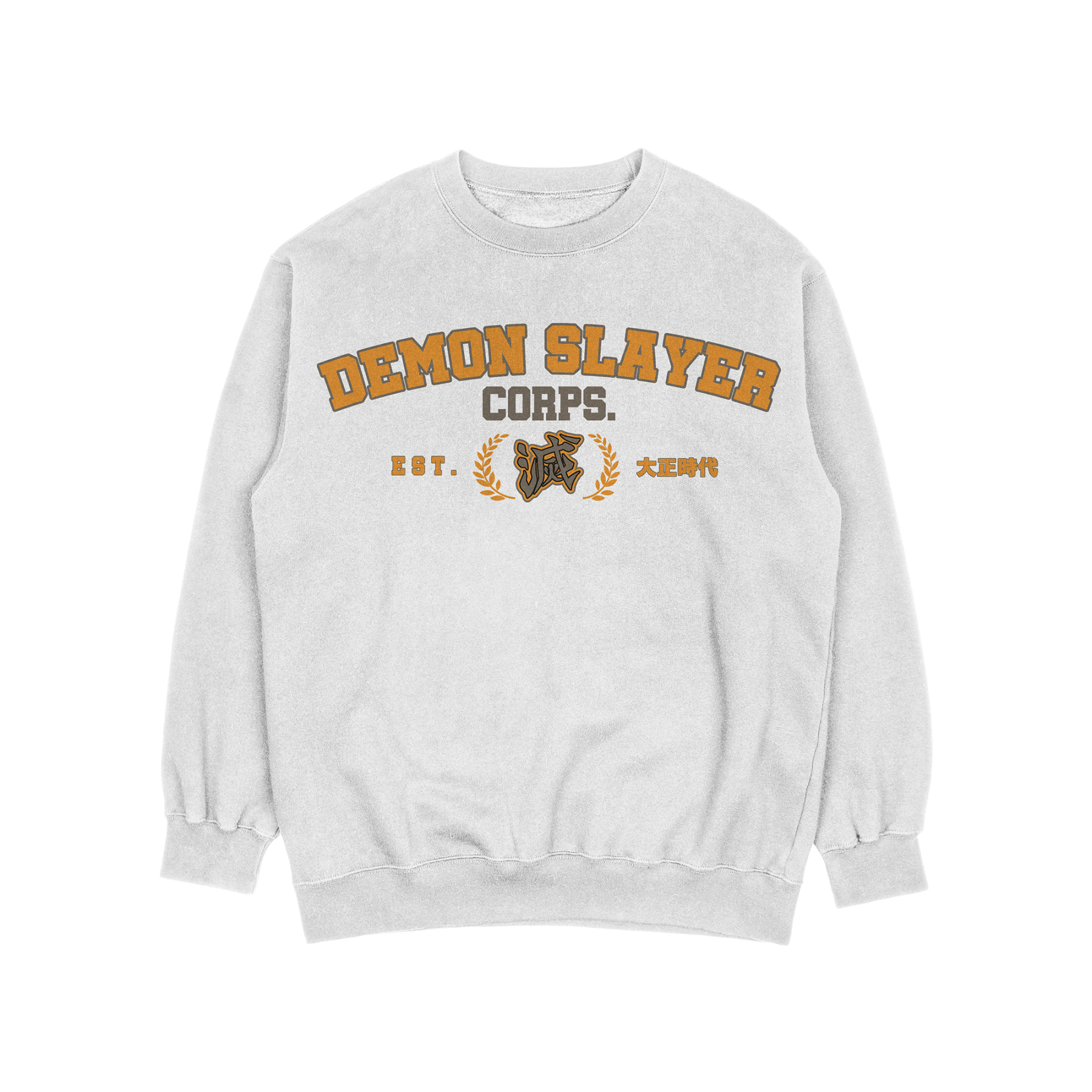 Demon Slayer Corps White College Sweatshirt | Demon Slayer