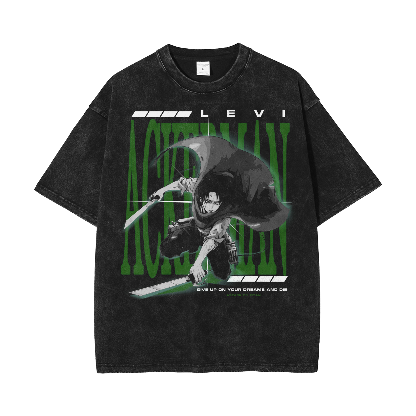 Levi Vintage Oversized T-Shirt | Attack On Titan