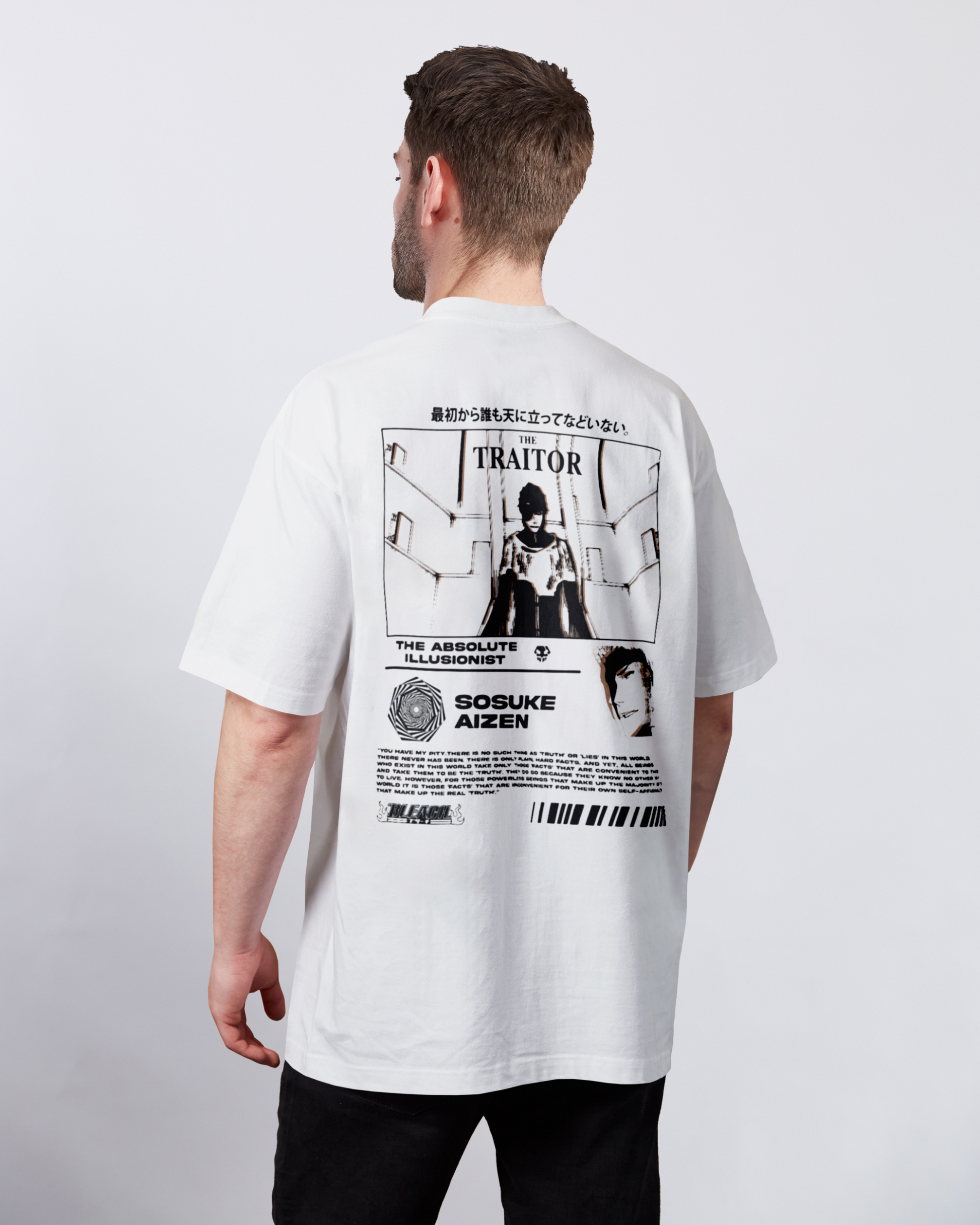 Sosuke Aizen Bleach White TShirt TYBW TheAnimeCollective