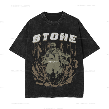 Gyomei Vintage Oversized T-Shirt | Demon Slayer