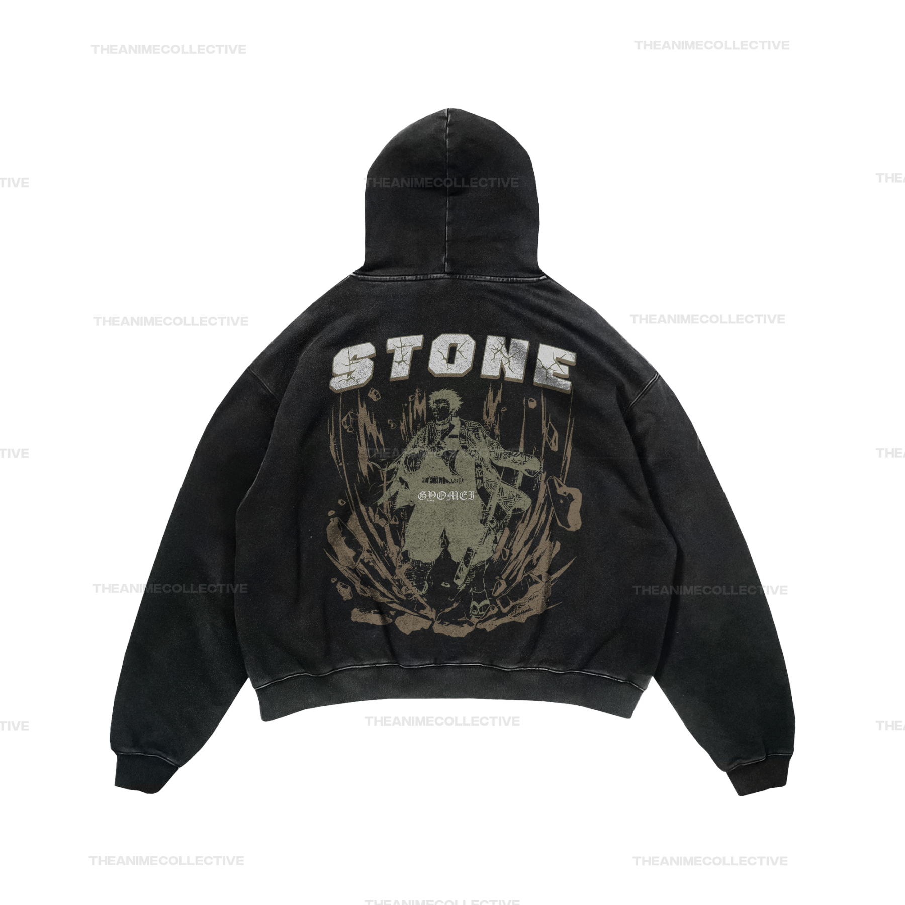 Gyomei Vintage Hoodie | Demon Slayer