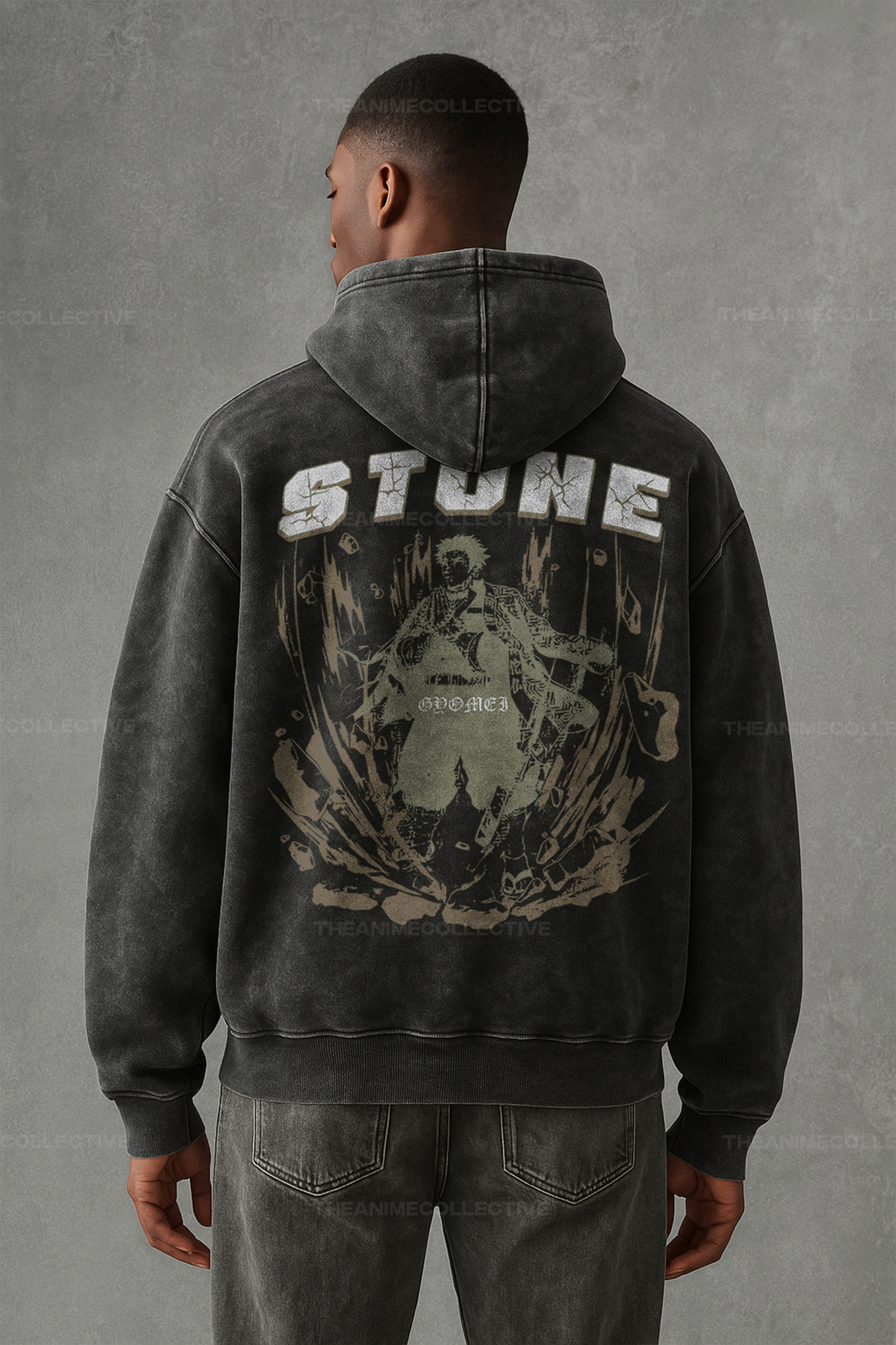 Gyomei Vintage Hoodie | Demon Slayer