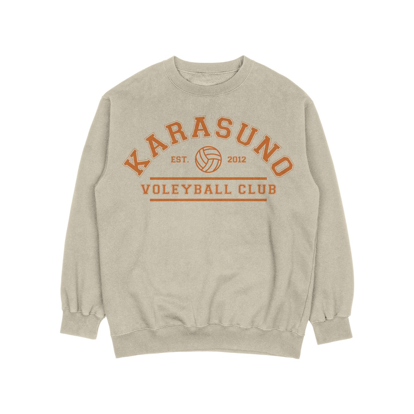 Karasuno College Apricot Sweatshirt | Haikyuu