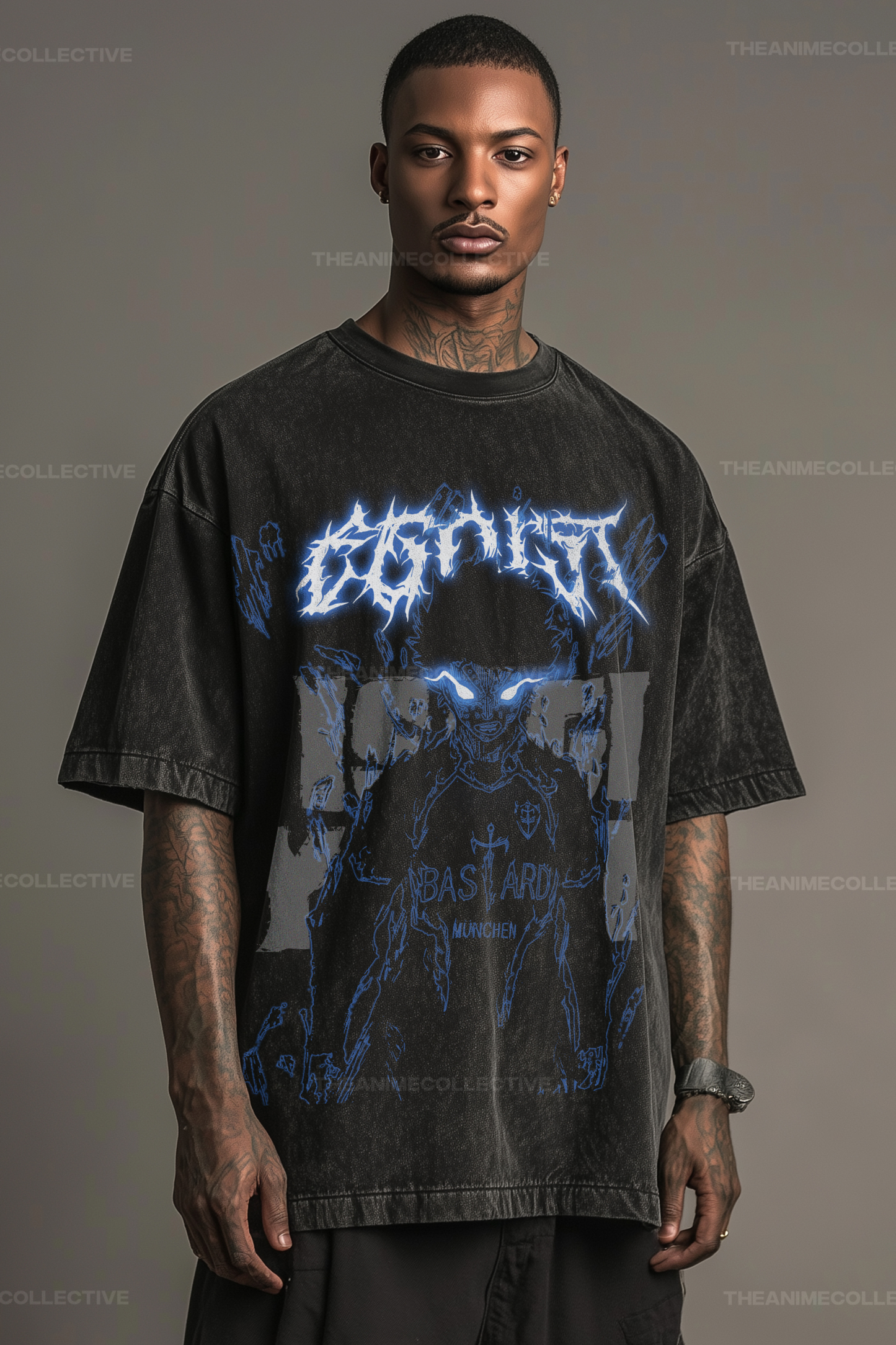 Isagi Extended Vintage T-Shirt | Blue Lock