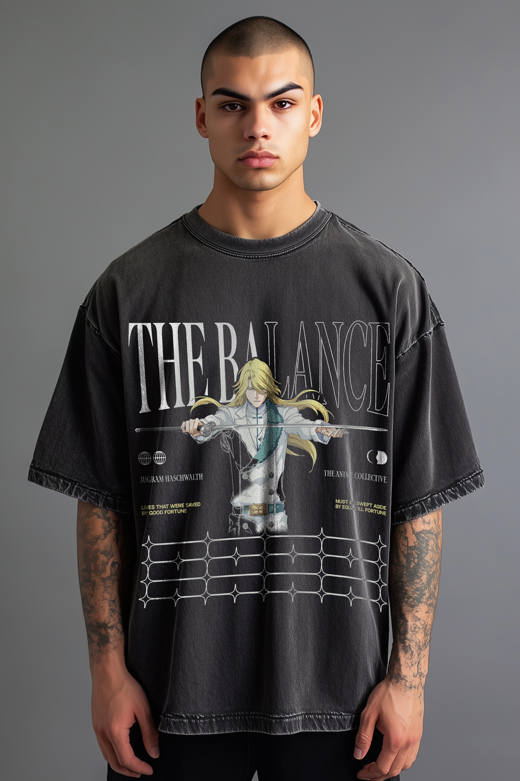 Jugram Vintage Oversized T-Shirt | Bleach