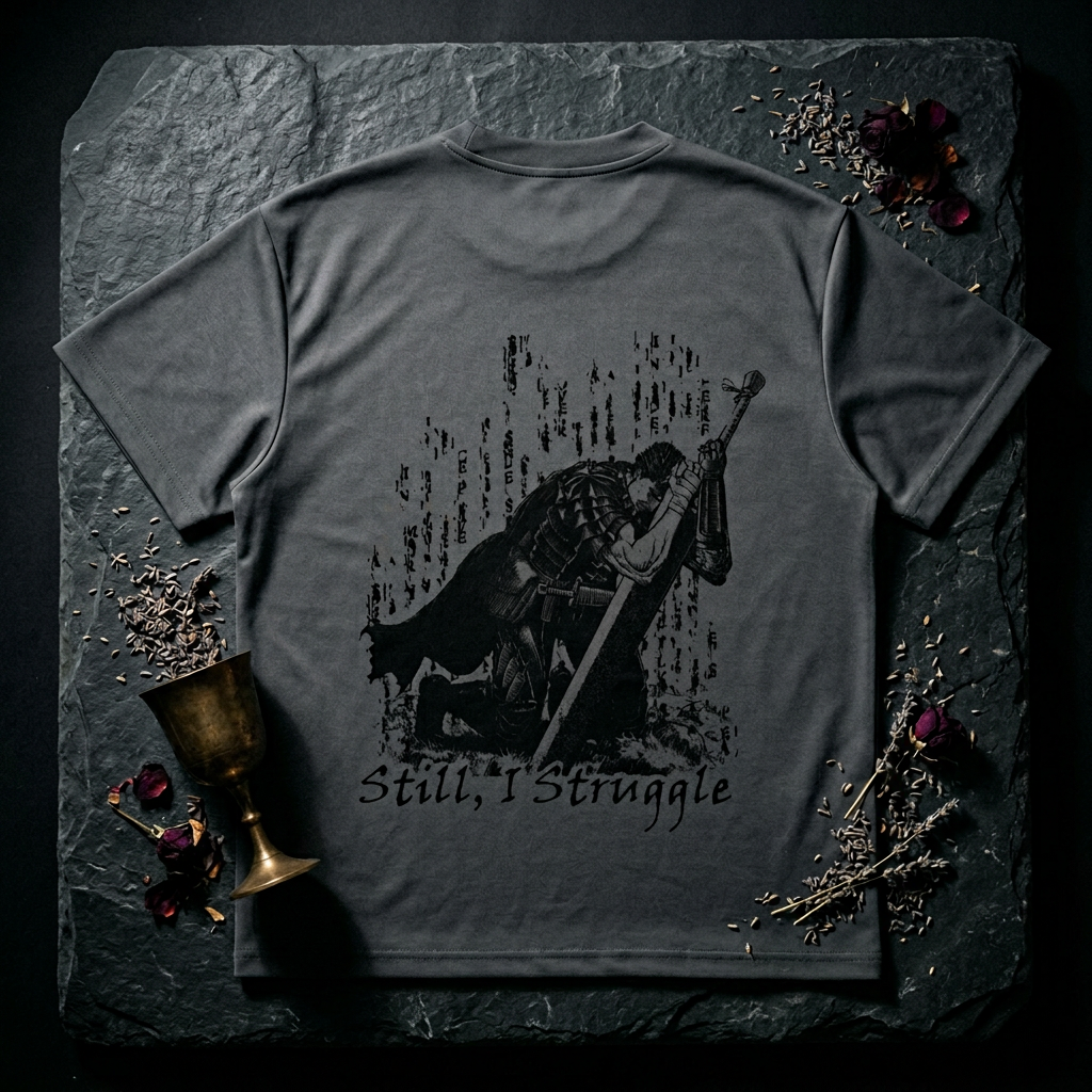 Berserk "Still I Struggle" Heavy T-Shirt | Kakugo