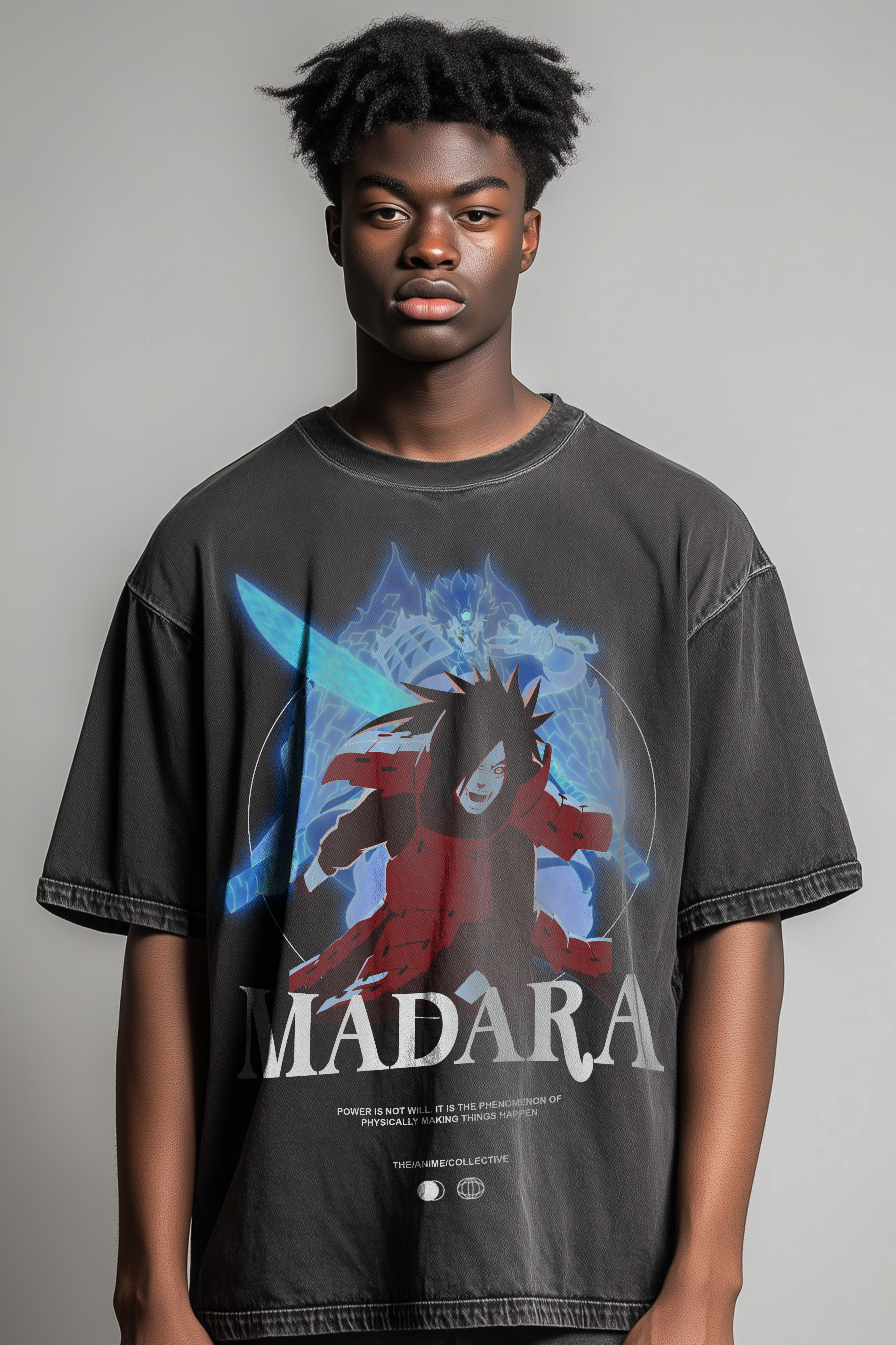Madara Vintage Oversized T-Shirt | Naruto Shippuden