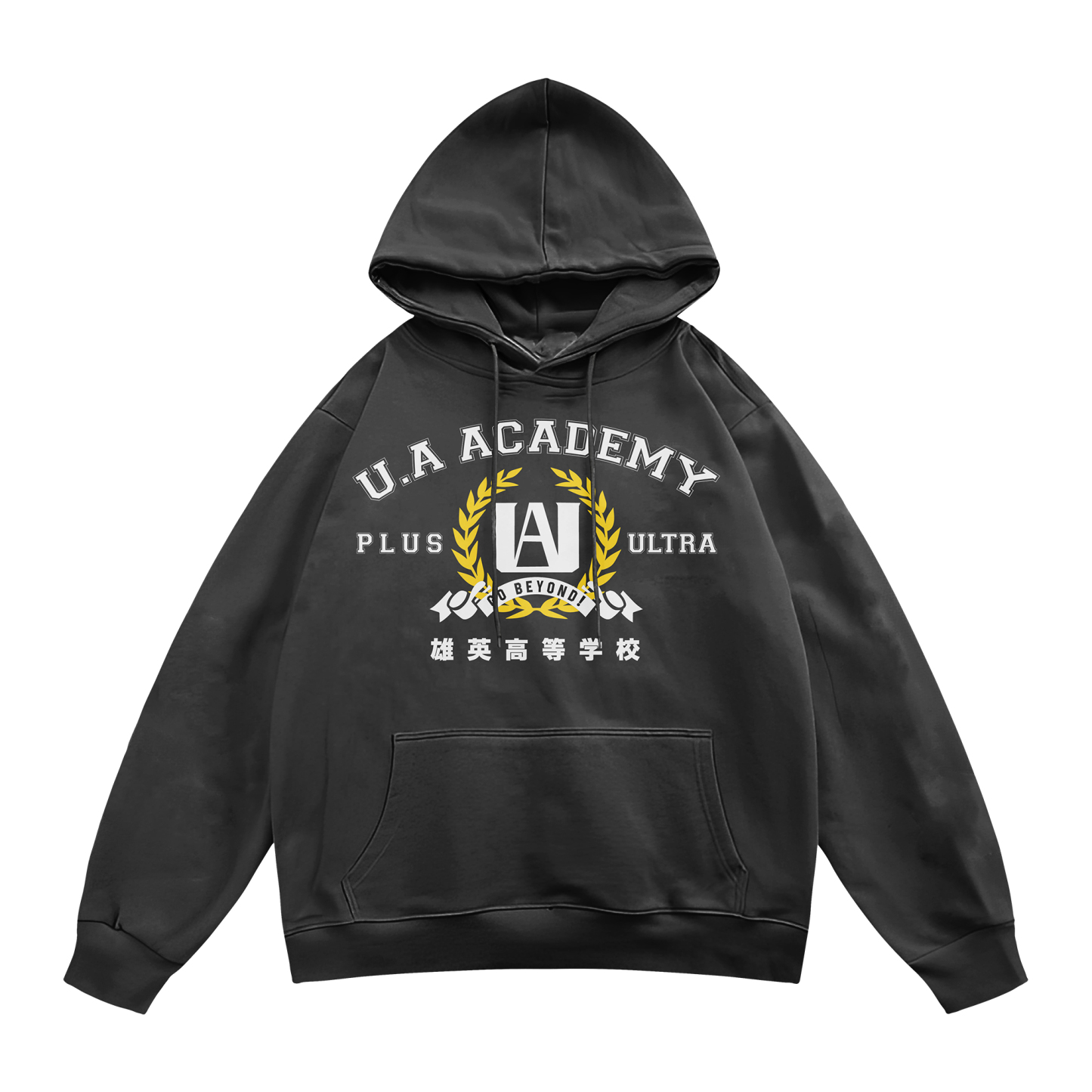 U.A Academy College Black Hoodie | My Hero Academia