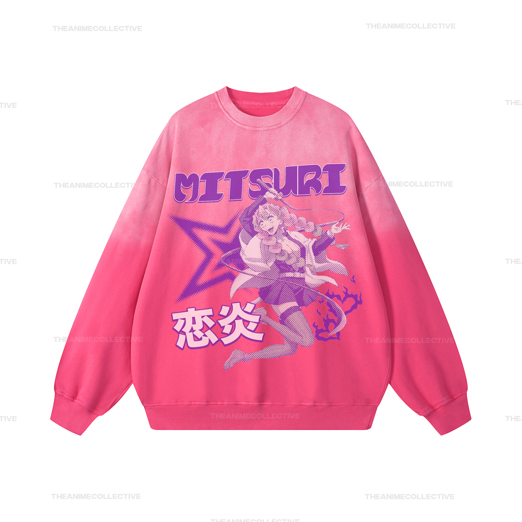 Mitsuri Acid Washed Pullover | Demon Slayer